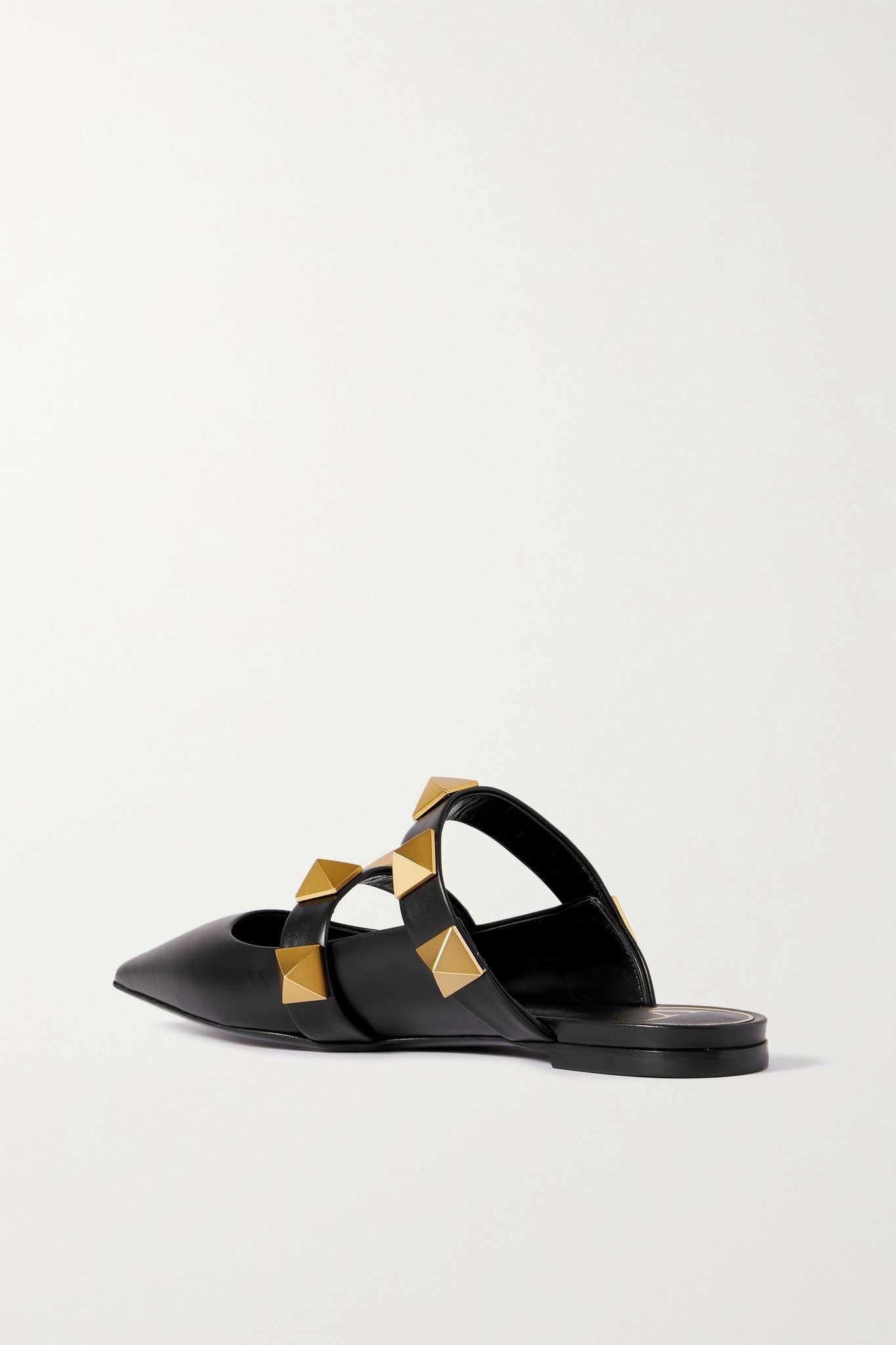 Valentino Valentino Garavani Roman Stud point-toe mules