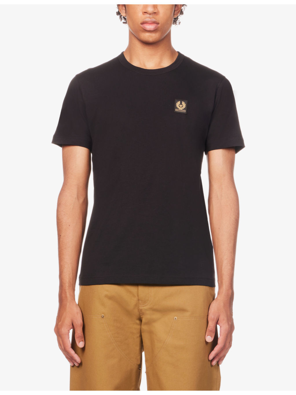 Brand-patch cotton-jersey T-shirt - 3