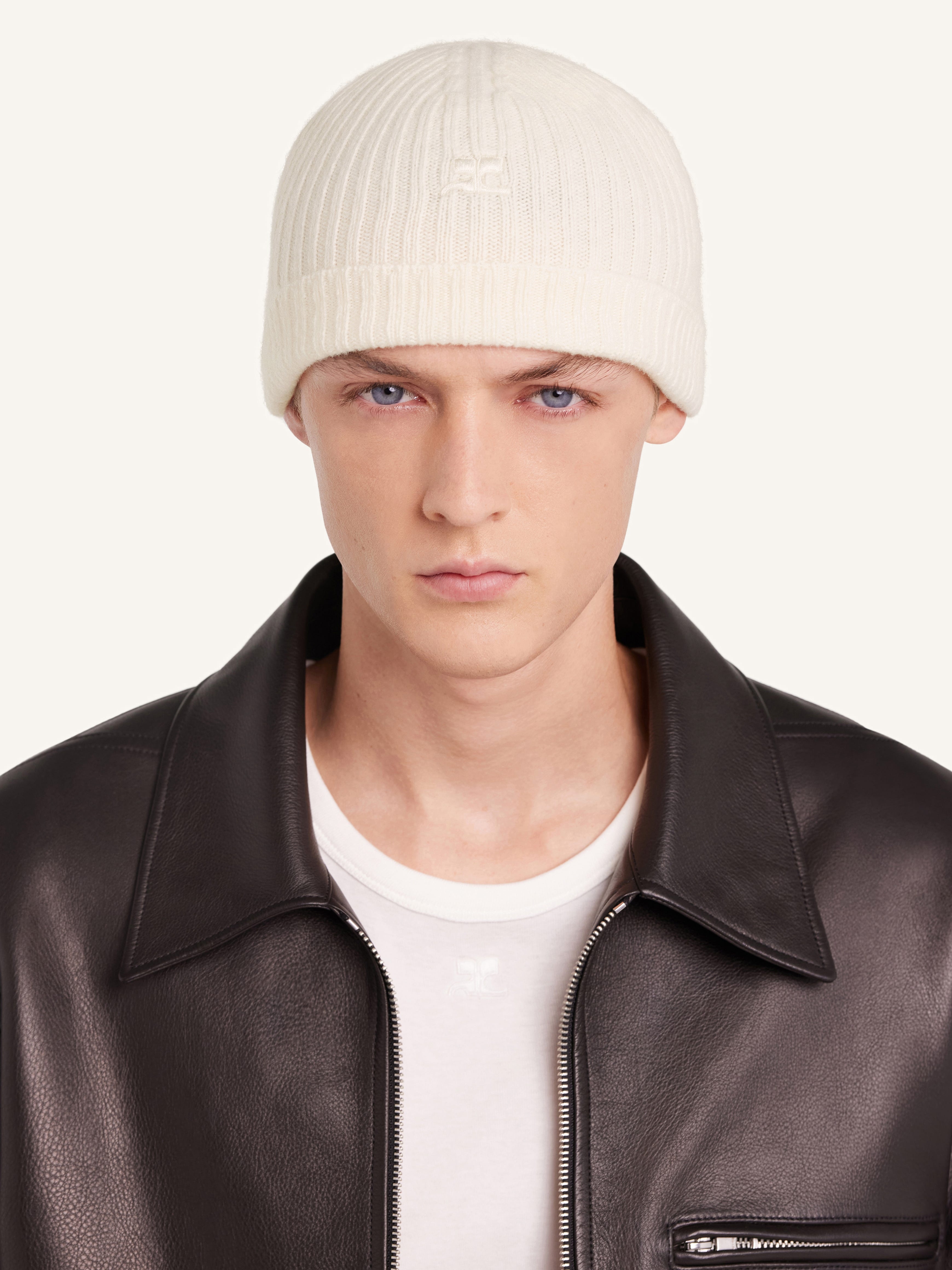 RIBBED WOOL HAT - 3