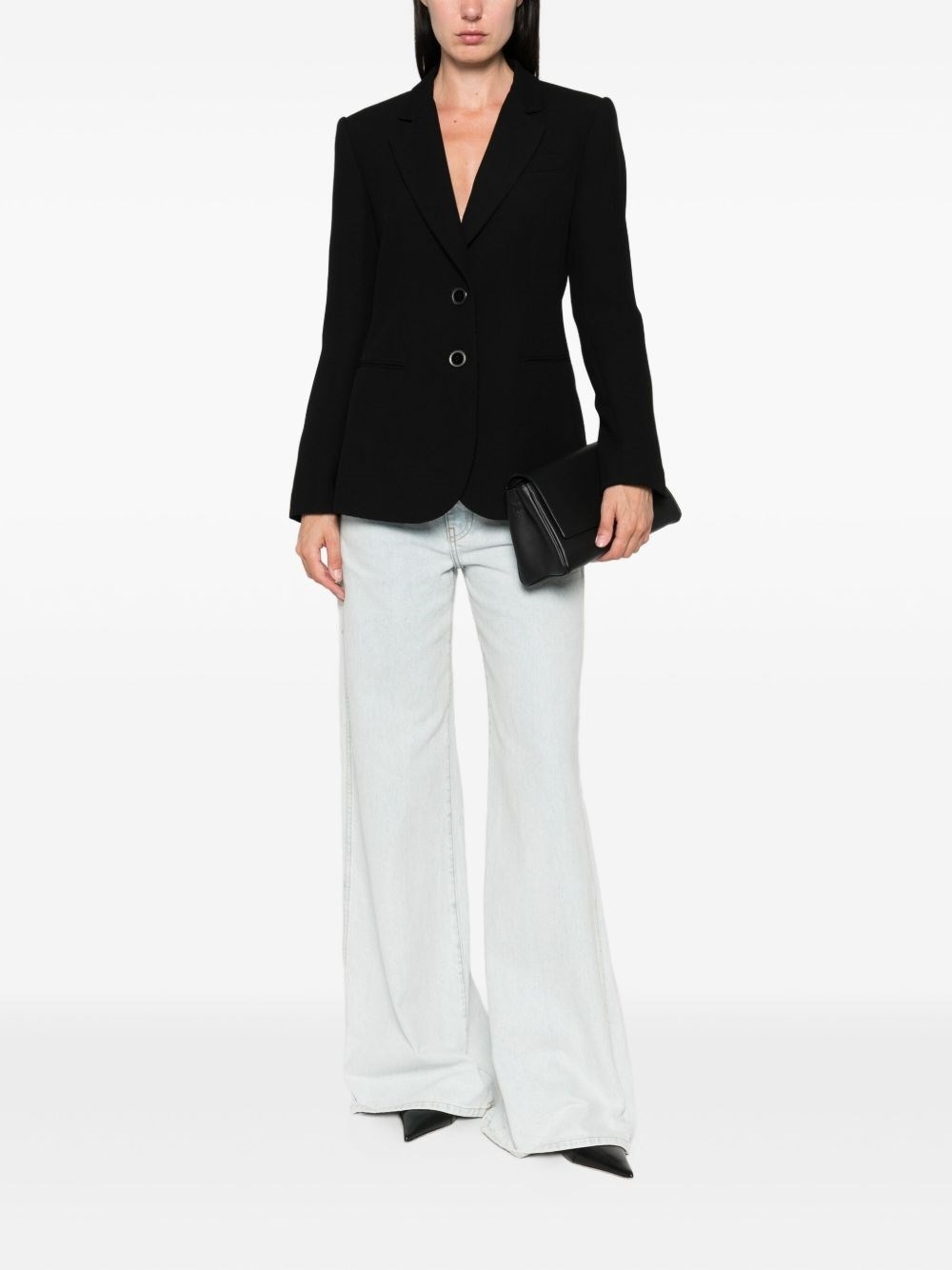 Single-breasted blazer jacket - 5