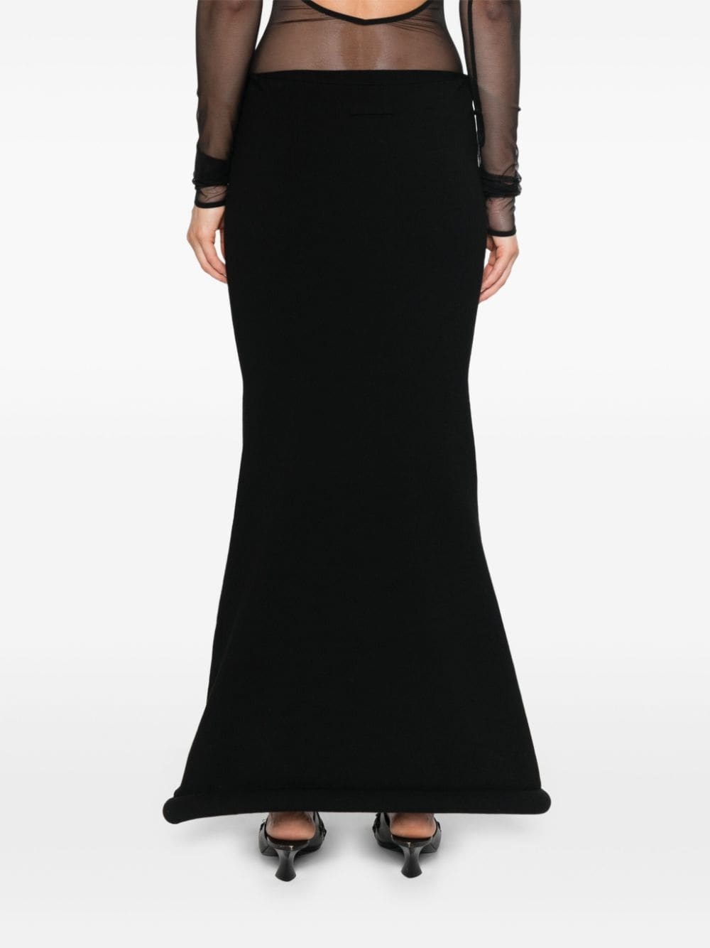 3D knitted maxi skirt - 4