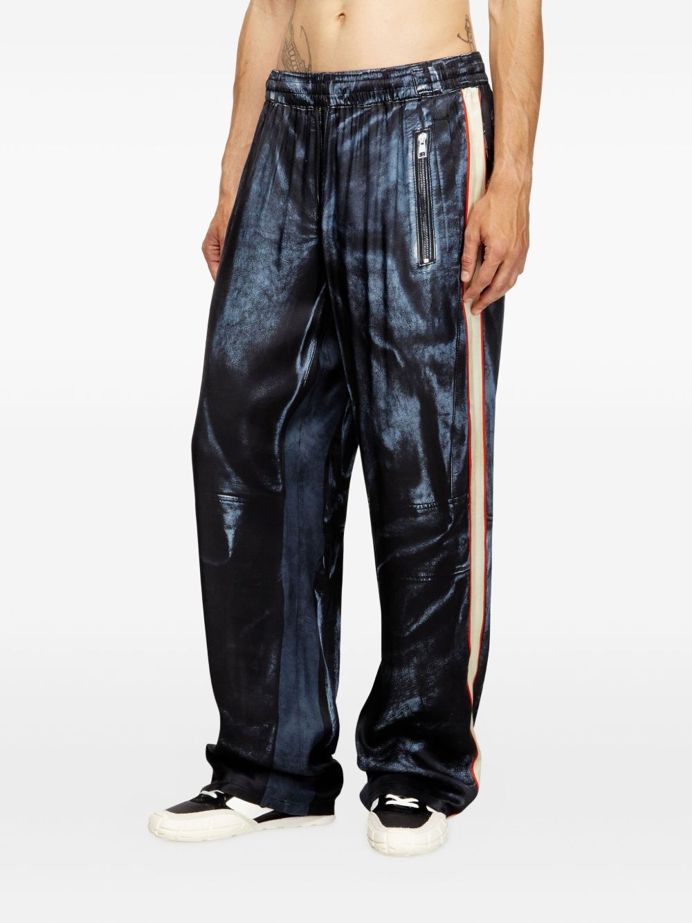 P-THECKS side-stripe trousers - 3