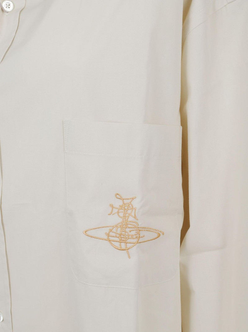 logo-embroidered shirt 3