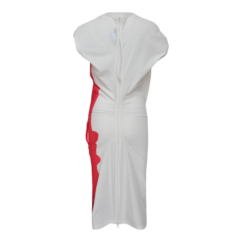 ISSEY MIYAKE Knit As Represented Woven Dress outlook