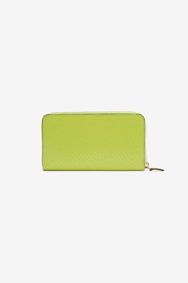 Roberto Cavalli Snake-Effect Wallet With Logo outlook
