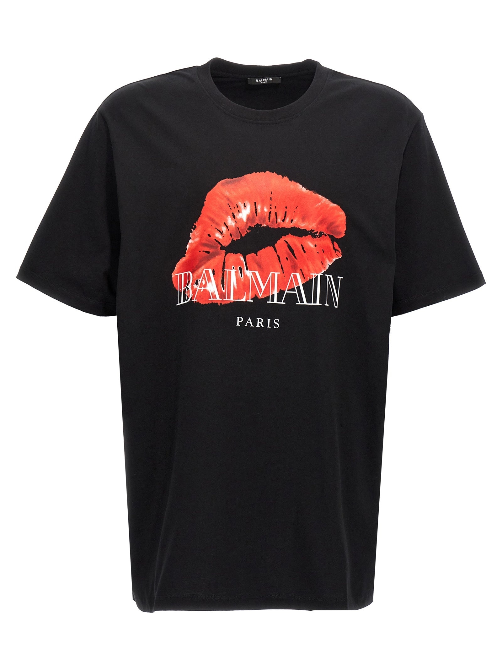 Balmain Kiss T-Shirt Black - 1