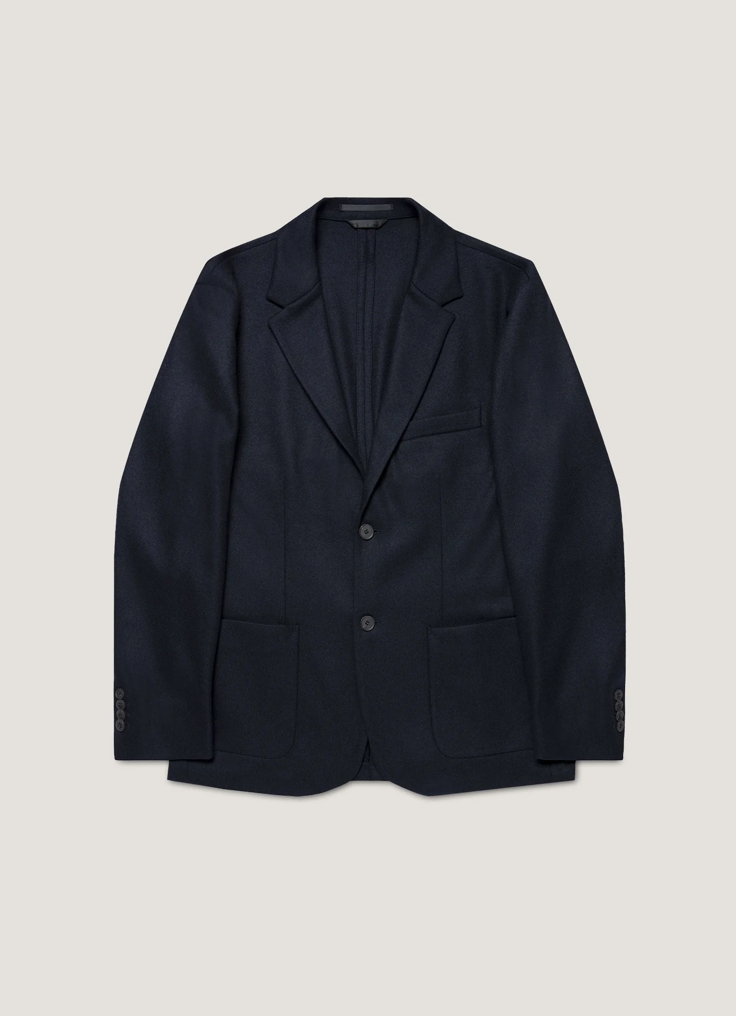 Boiled Wool Blazer - 1