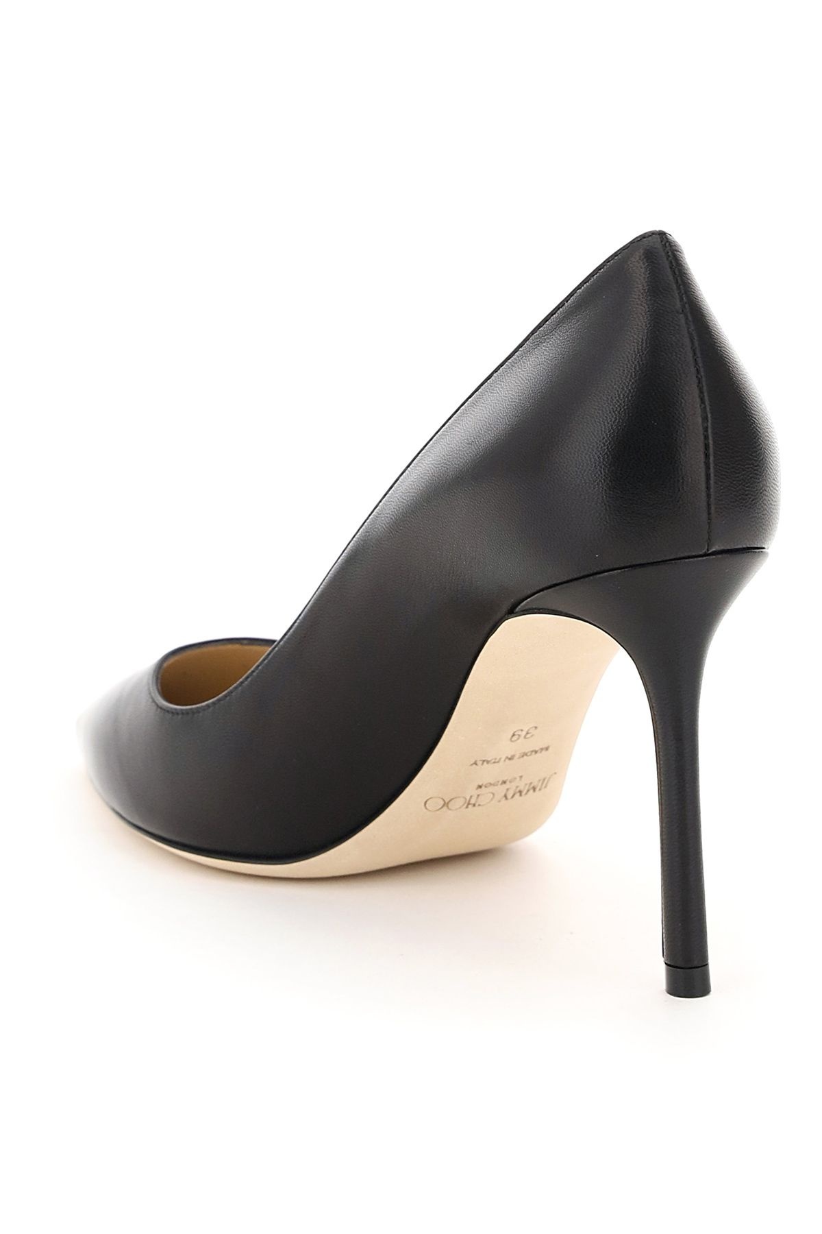 ROMY 85 NAPPA LEATHER PUMPS - 2