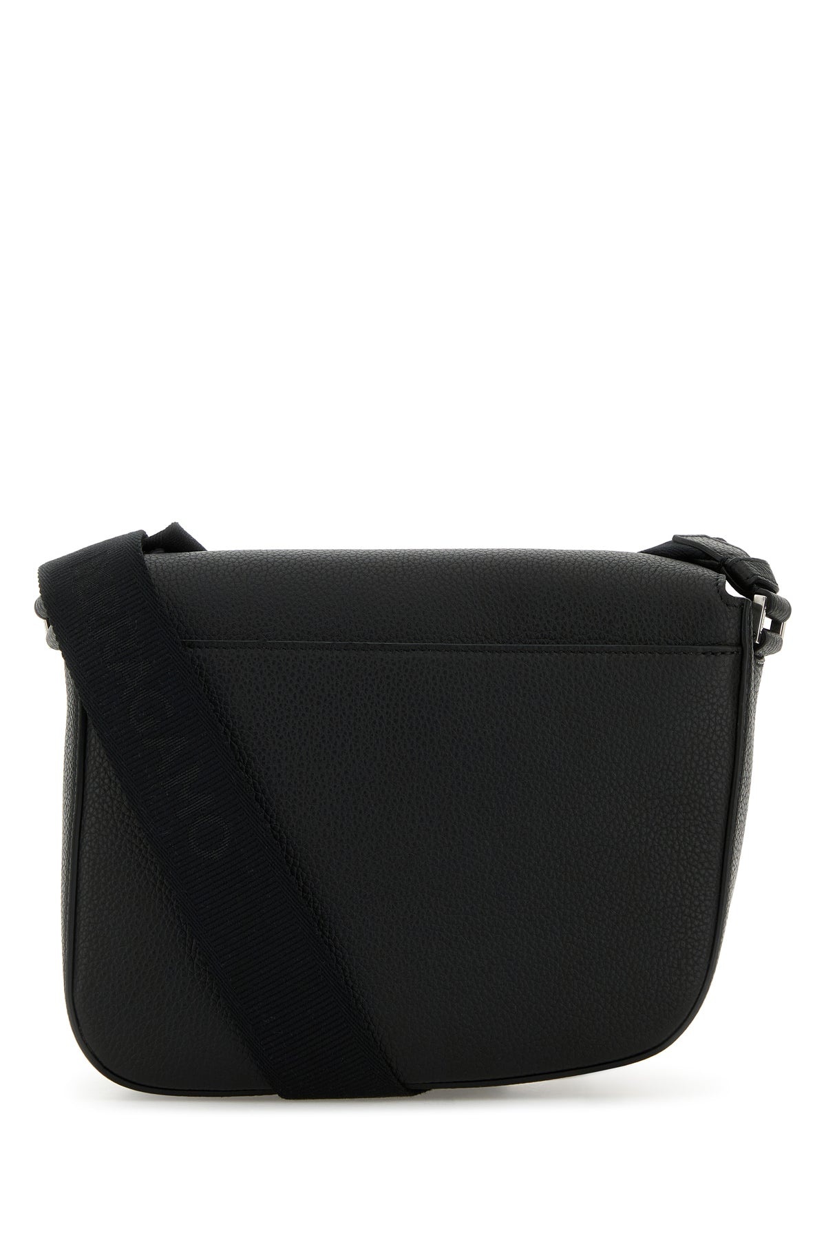 Black leather Fiamma crossbody bag - 3