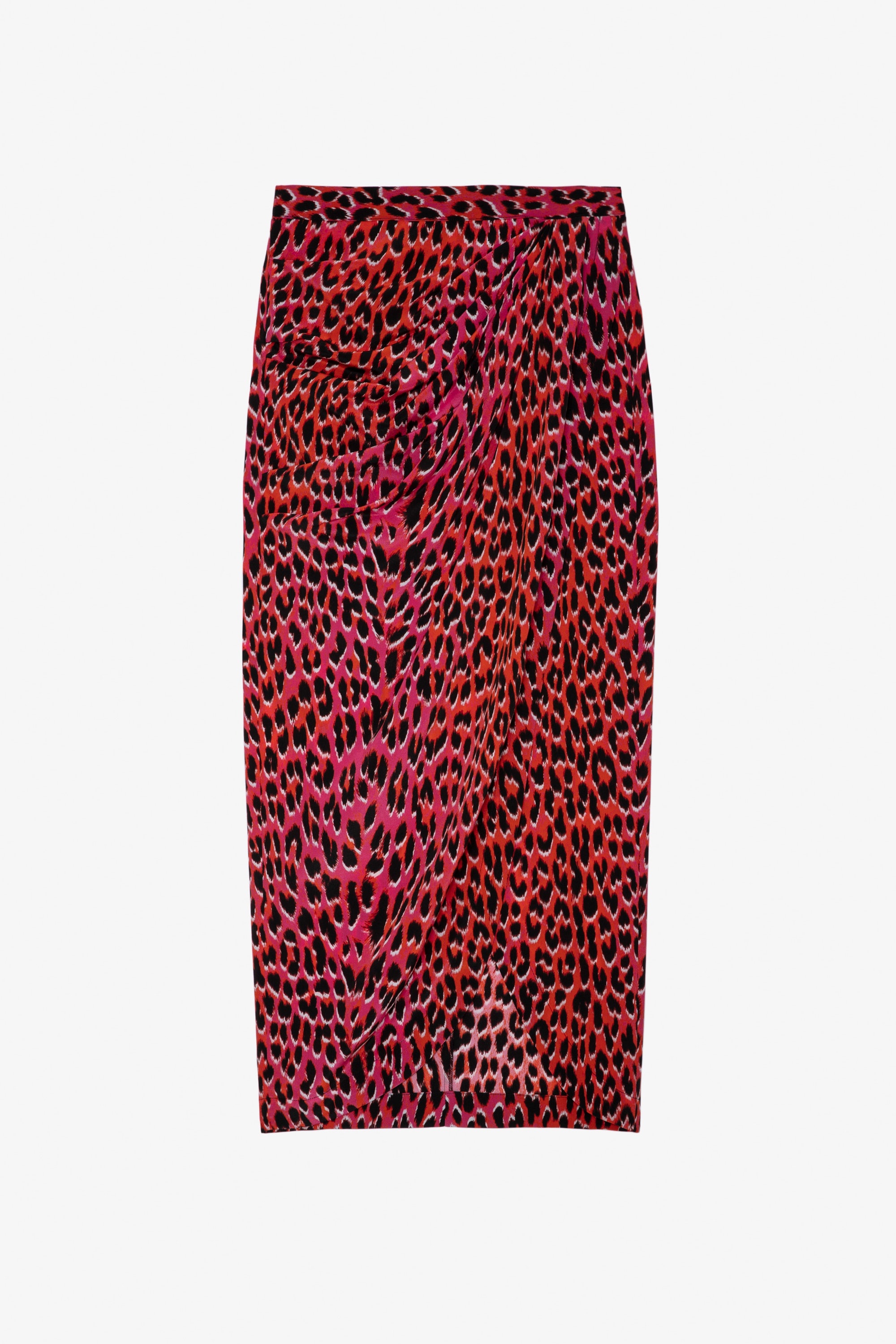 Jamelia Leopard Silk Skirt - 1