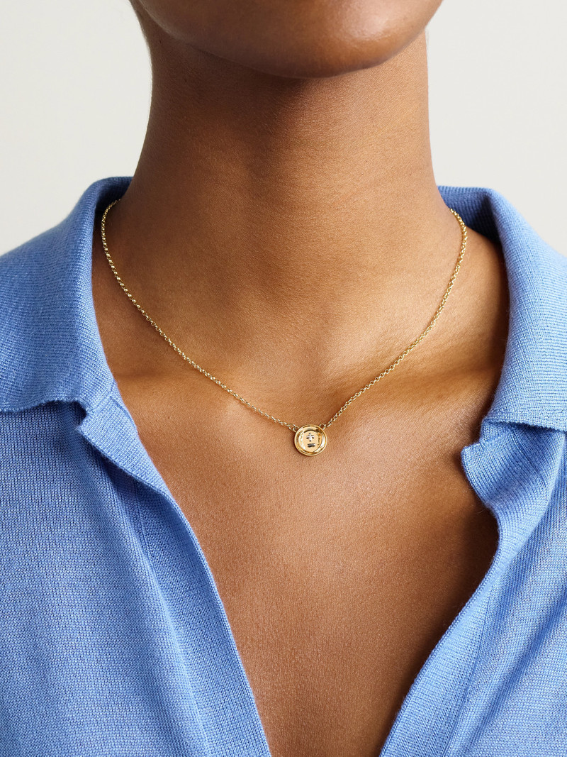 FOUNDRAE Vivacity Stationary 18-karat Yellow And White Gold Necklace outlook