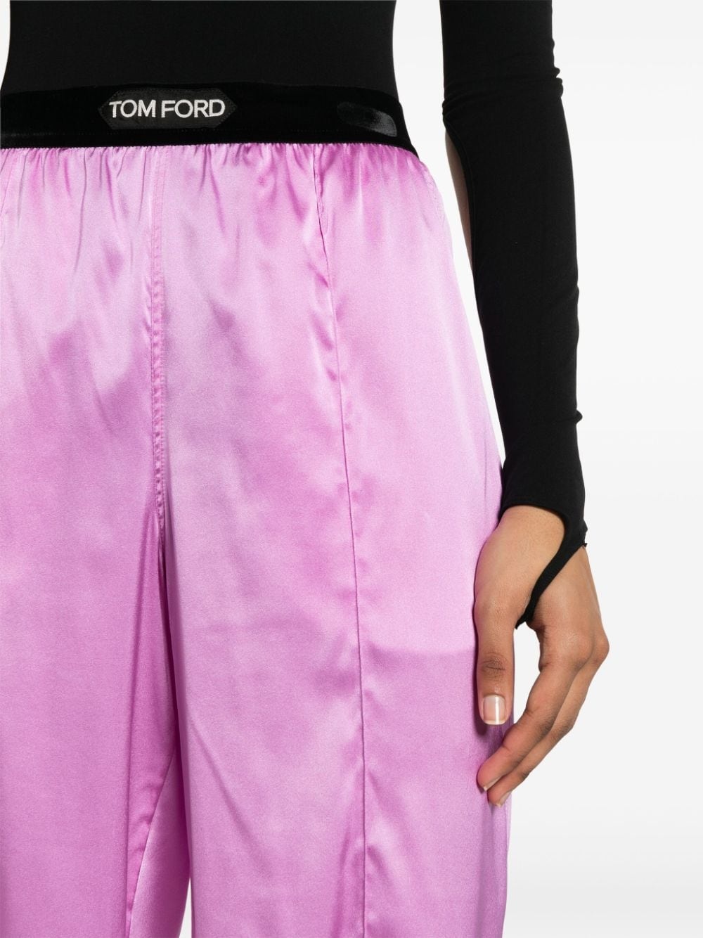 satin pyjama trousers - 5
