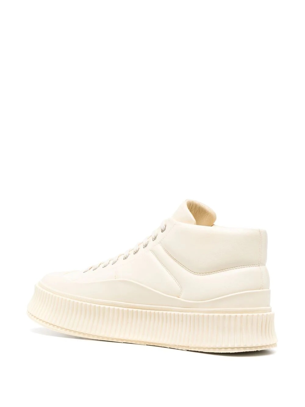 ribbed mid-top sneakers - 3