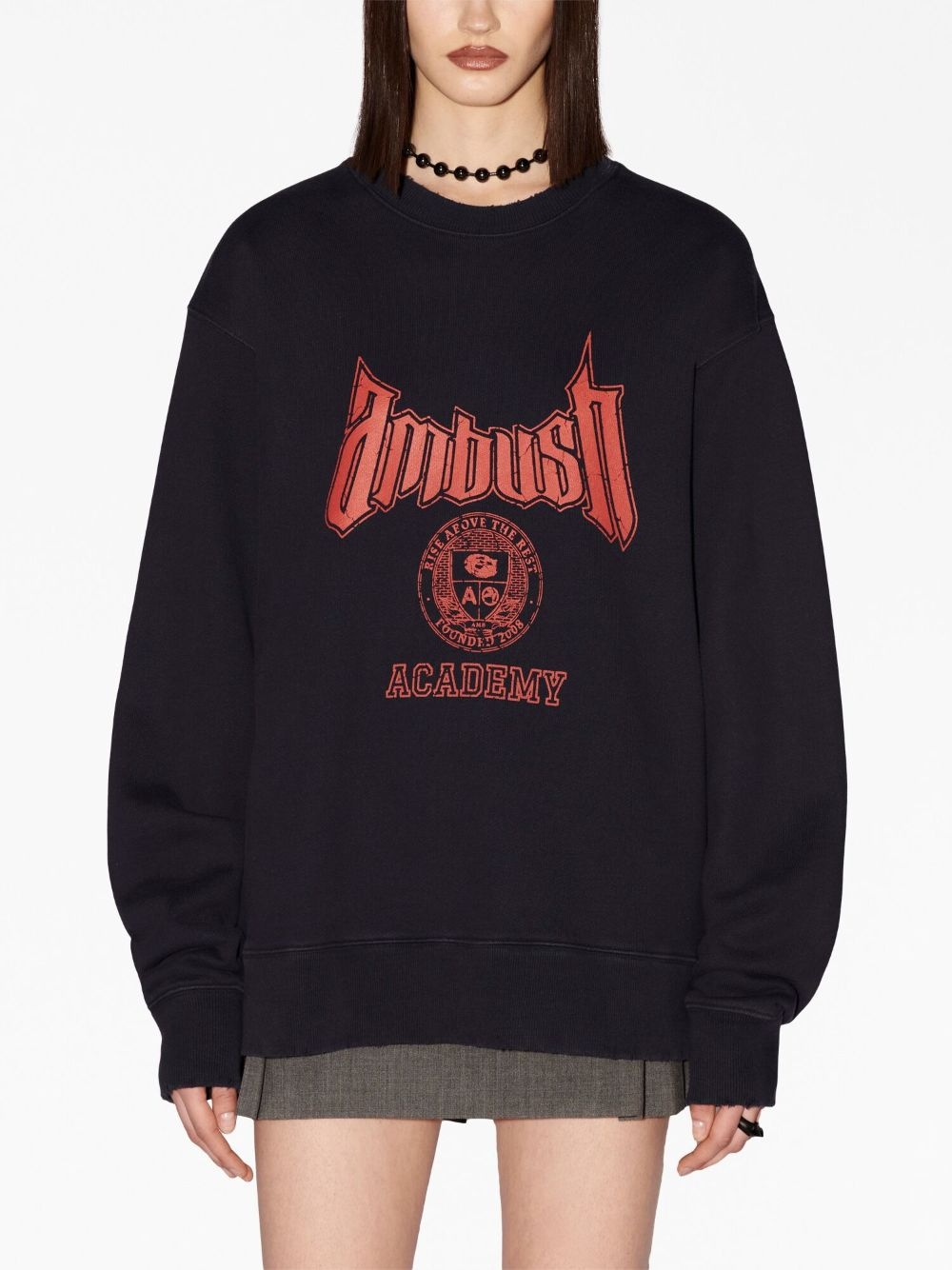Ambush Academy cotton-blend sweatshirt - 2
