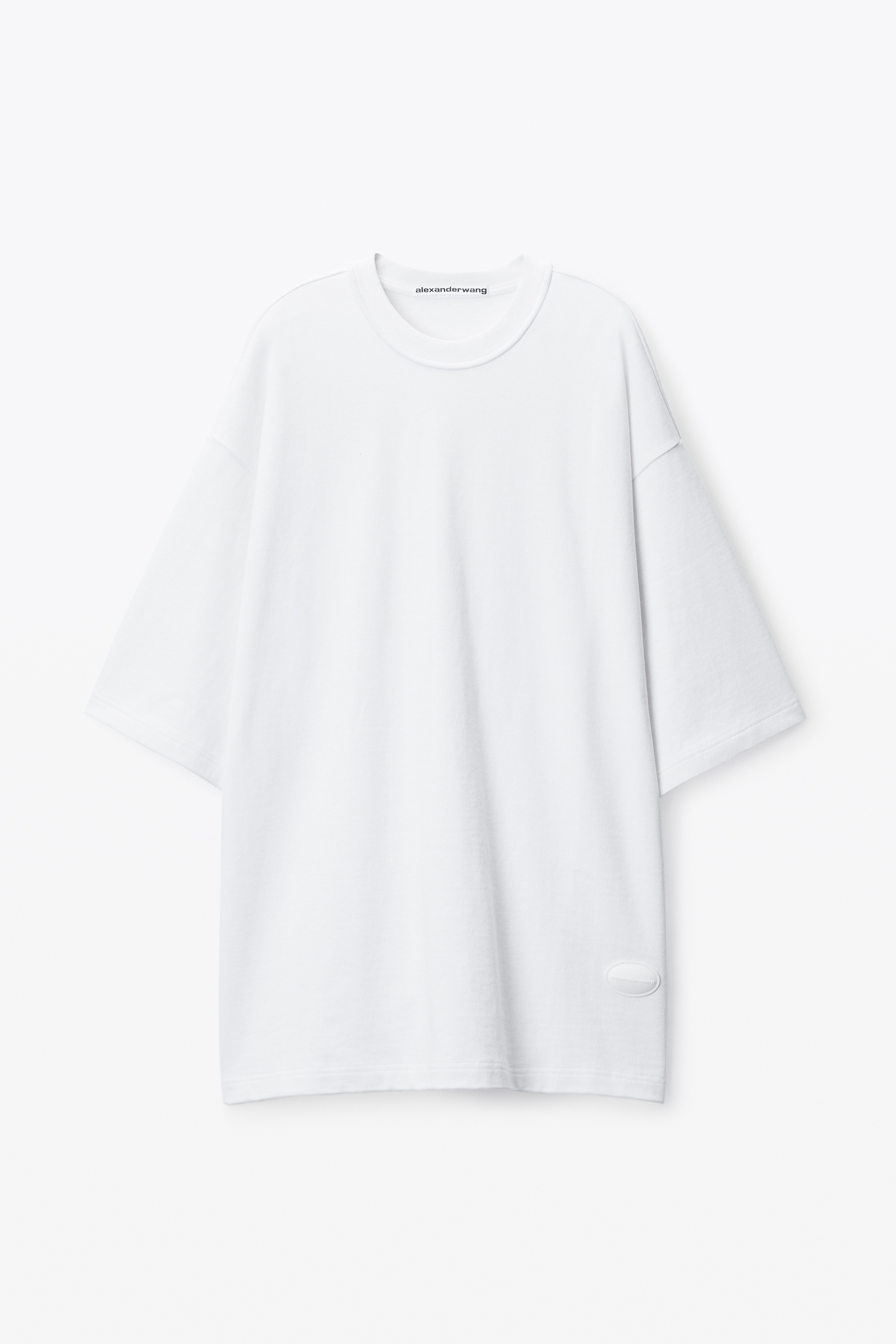 oversize drop-sleeve tee in japanese cotton jersey - 1