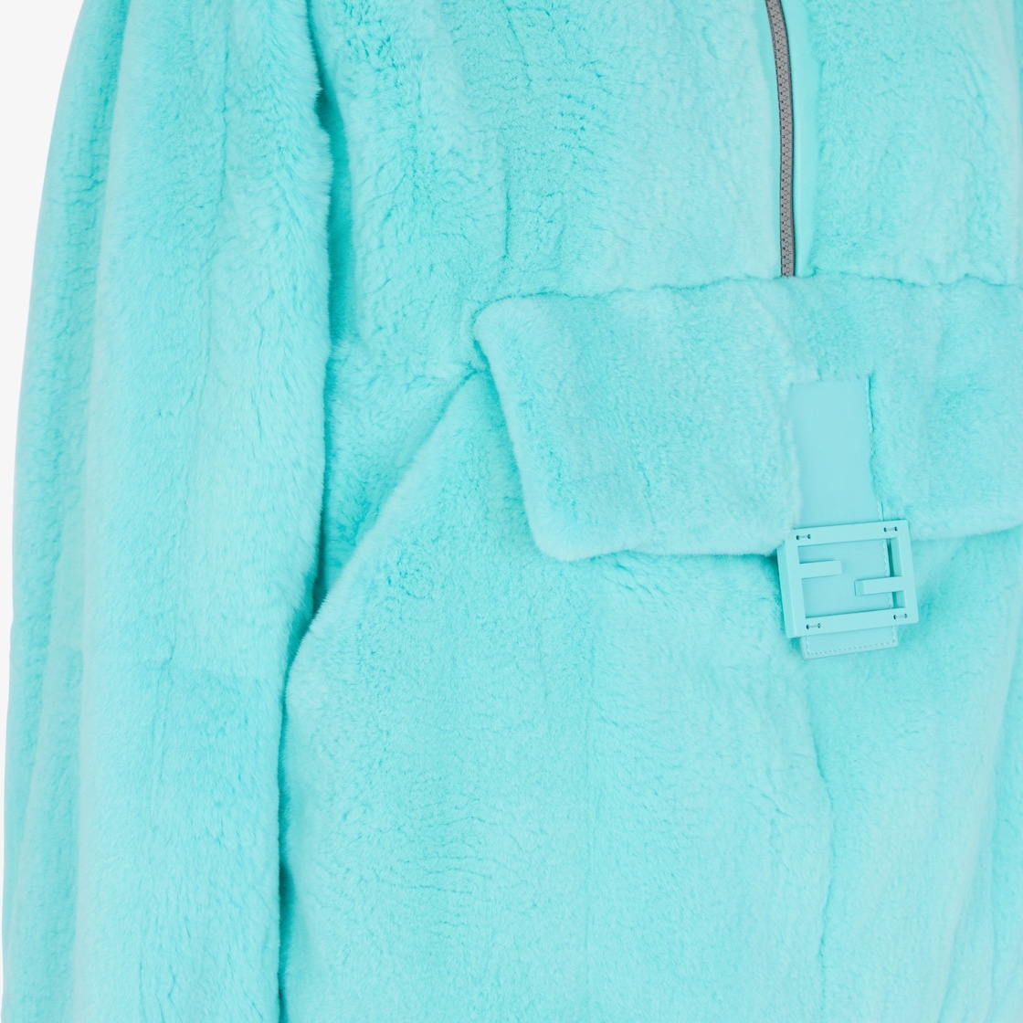 Light blue mink jacket - 3