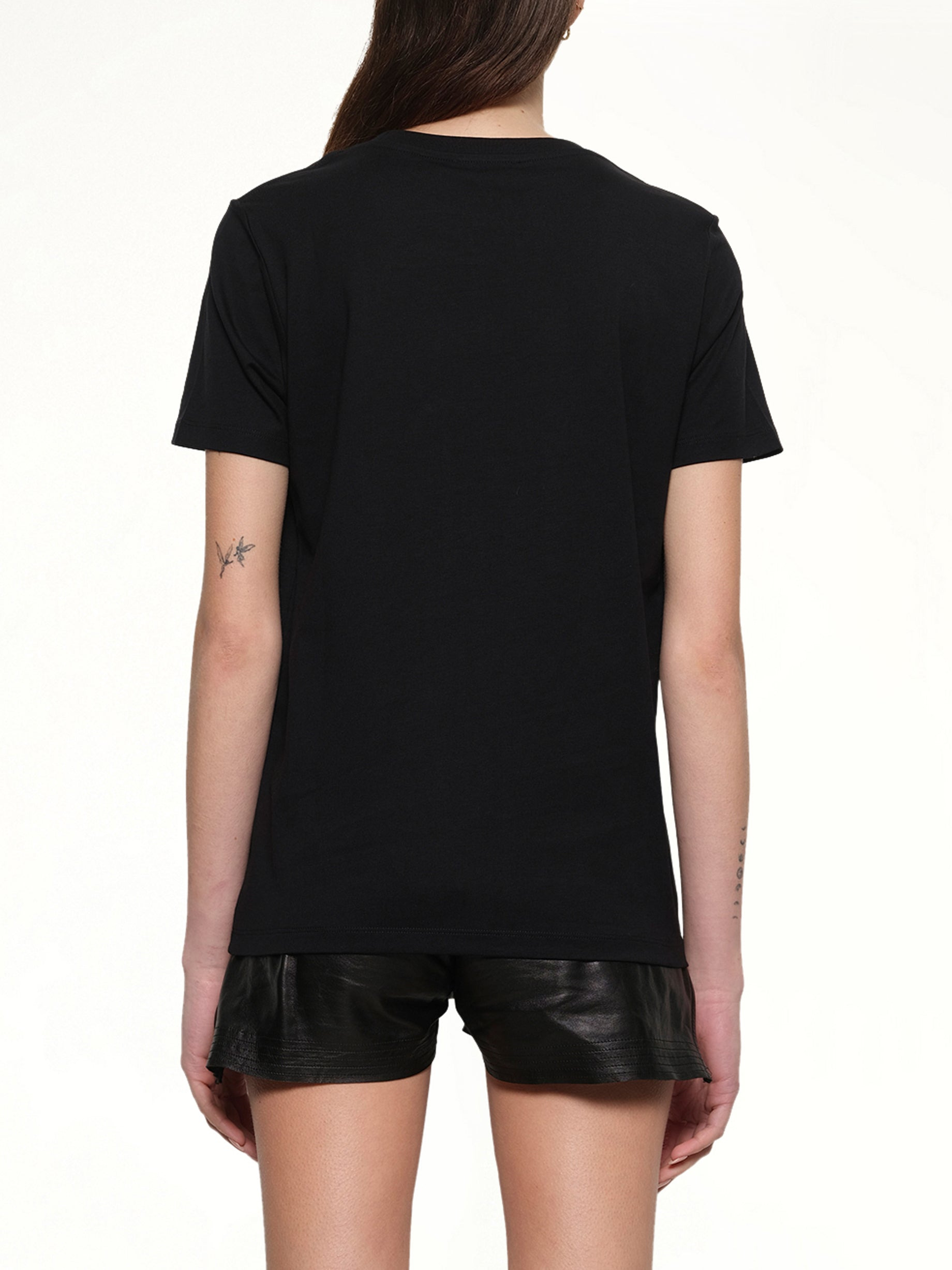 Balmain Chains Printed T-Shirt in Black/Gold - 5