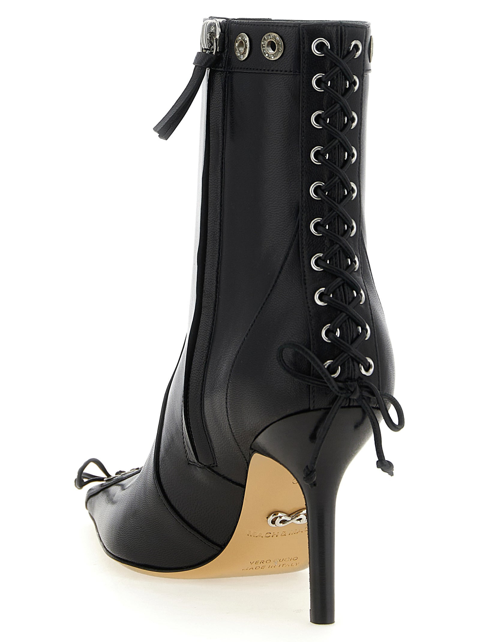 Mach & Mach Women 'Crystalized Corset' Ankle Boots - 3