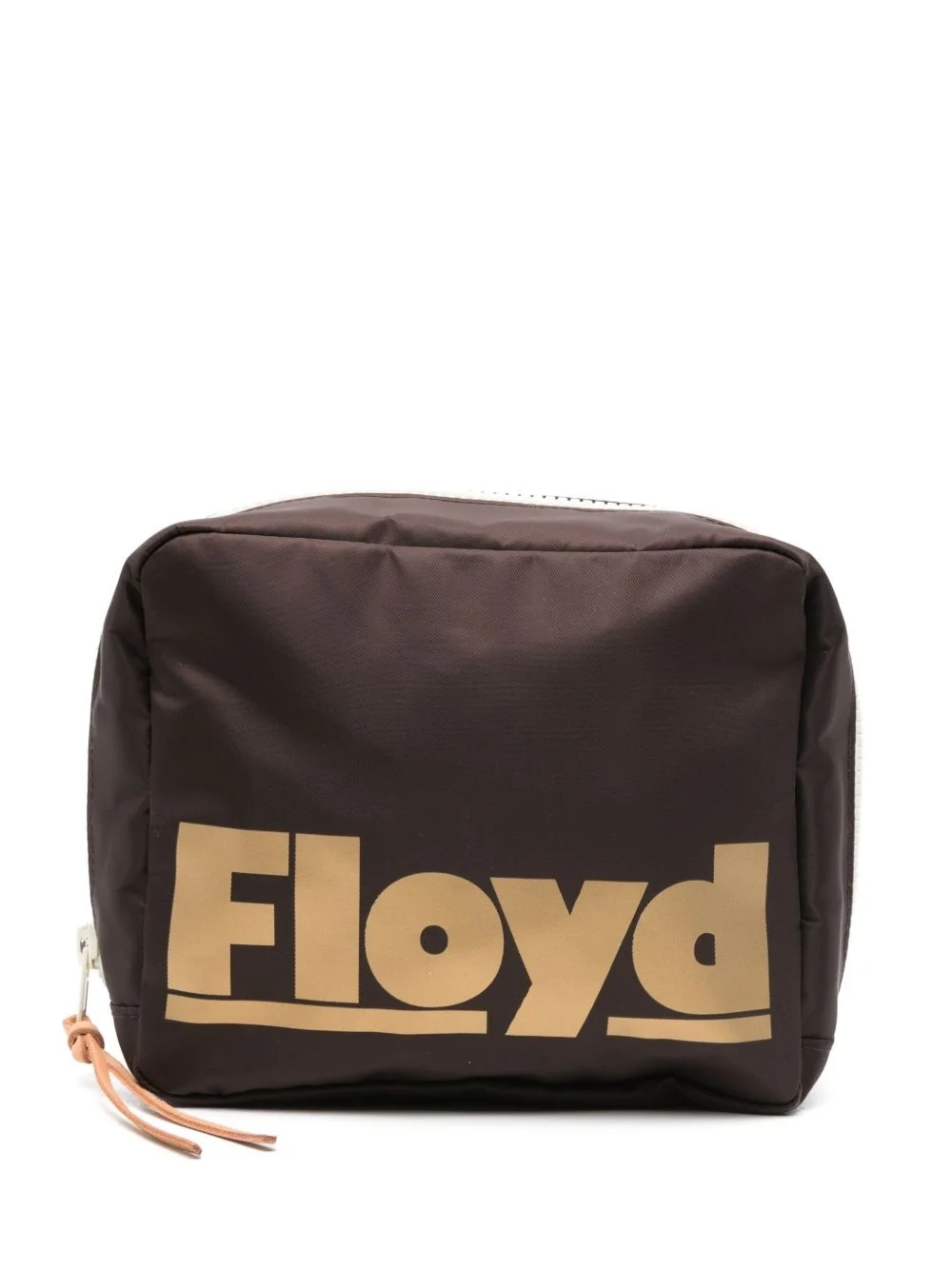 logo-print wash bag - 1