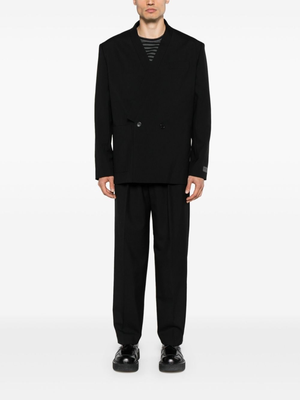 pleated wool tailored trousers - 2