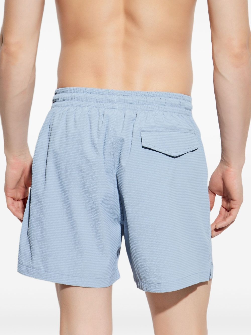logo-patch swim shorts - 3
