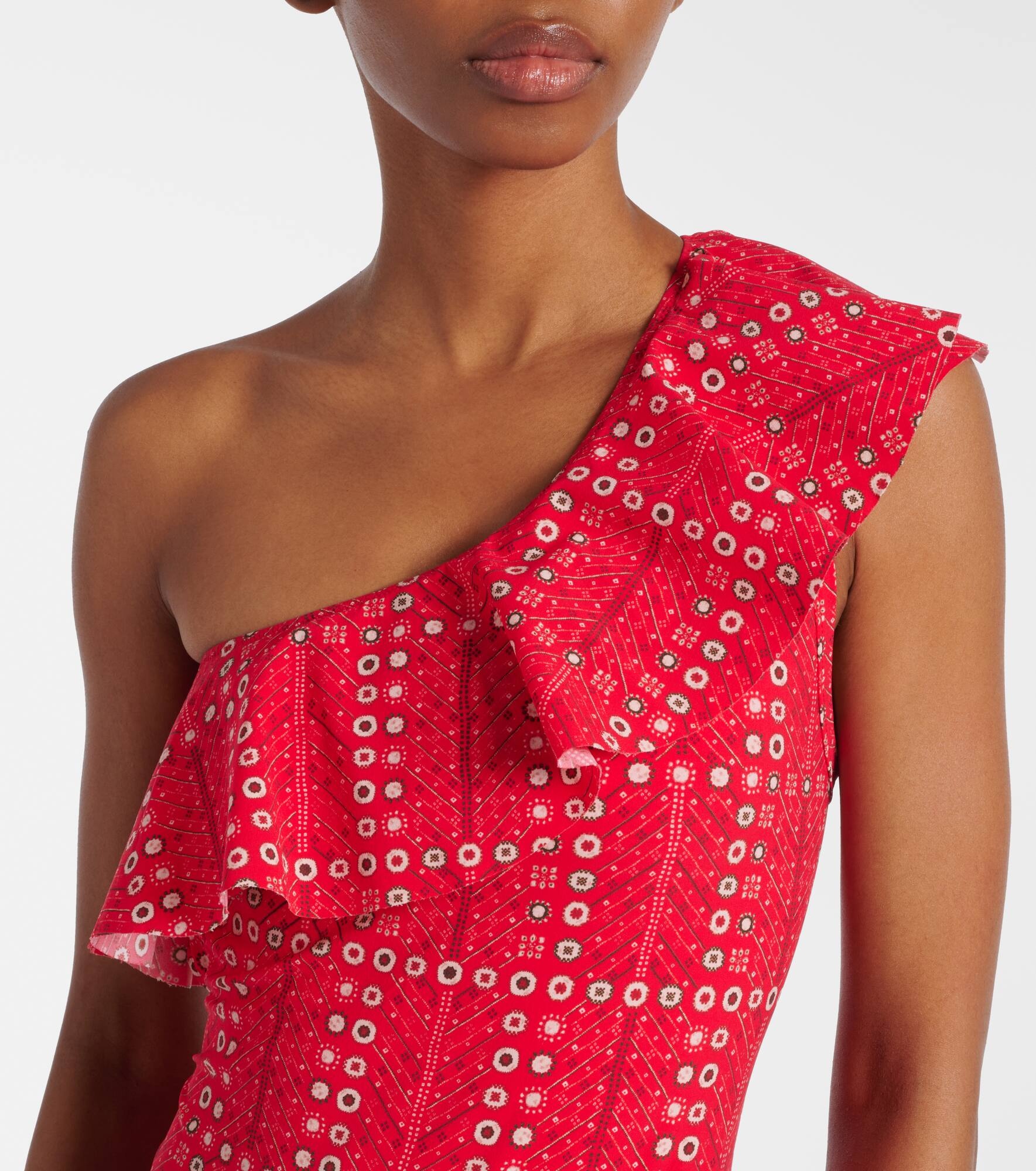 Sicilya ruffled printed swimsuit - 4