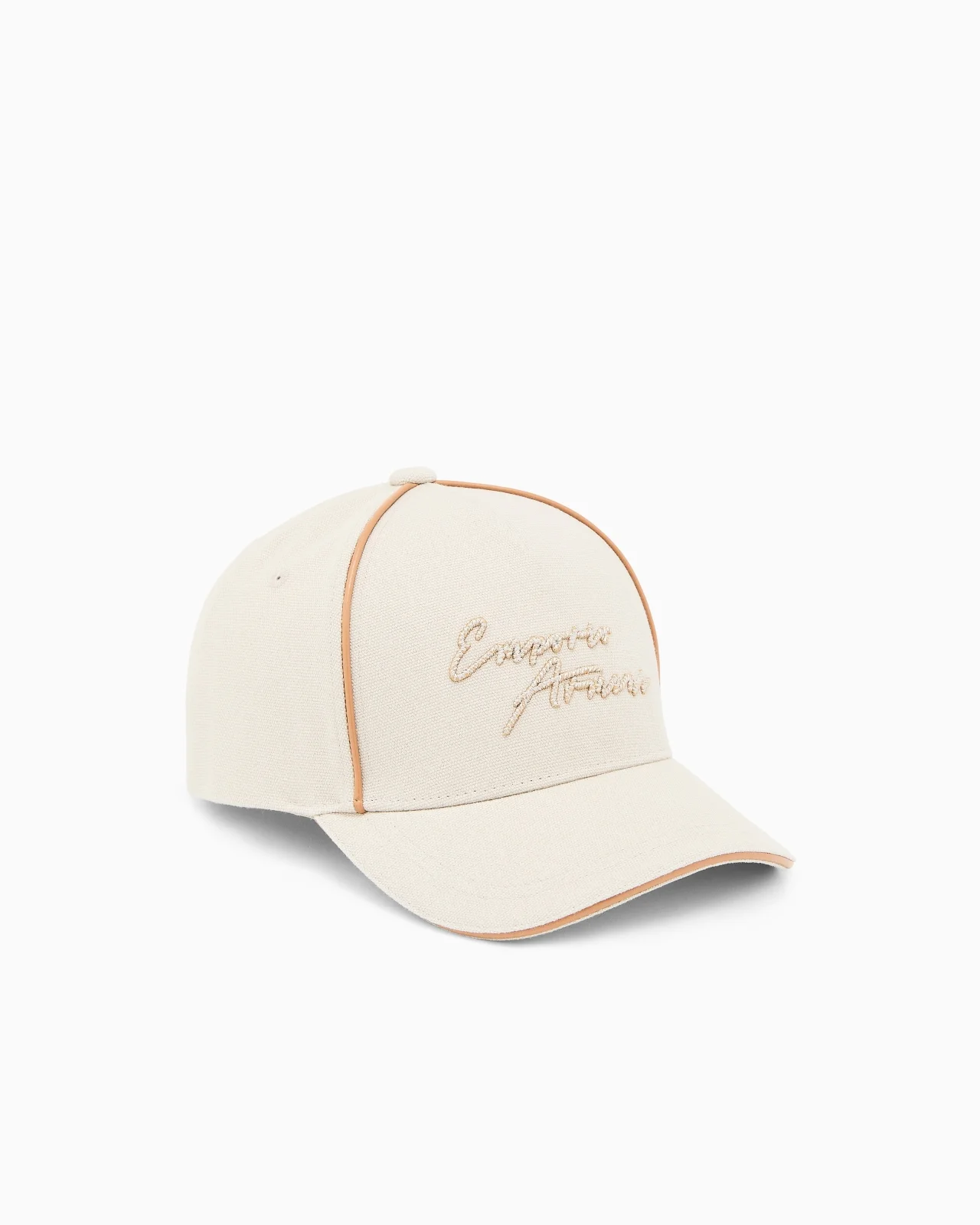 CANVAS BASEBALL CAP WITH SIGNATURE LOGO EMBROIDERY - 1