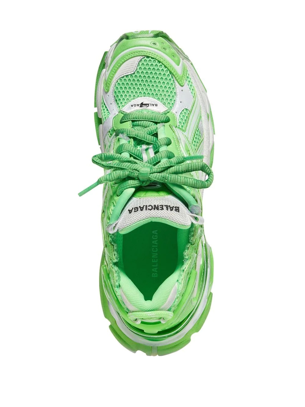 Runner panelled sneakers - 4