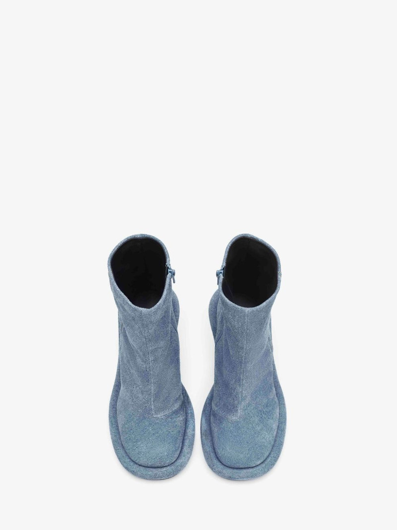 BUMPER-TUBE LEATHER HEEL BOOTS 4