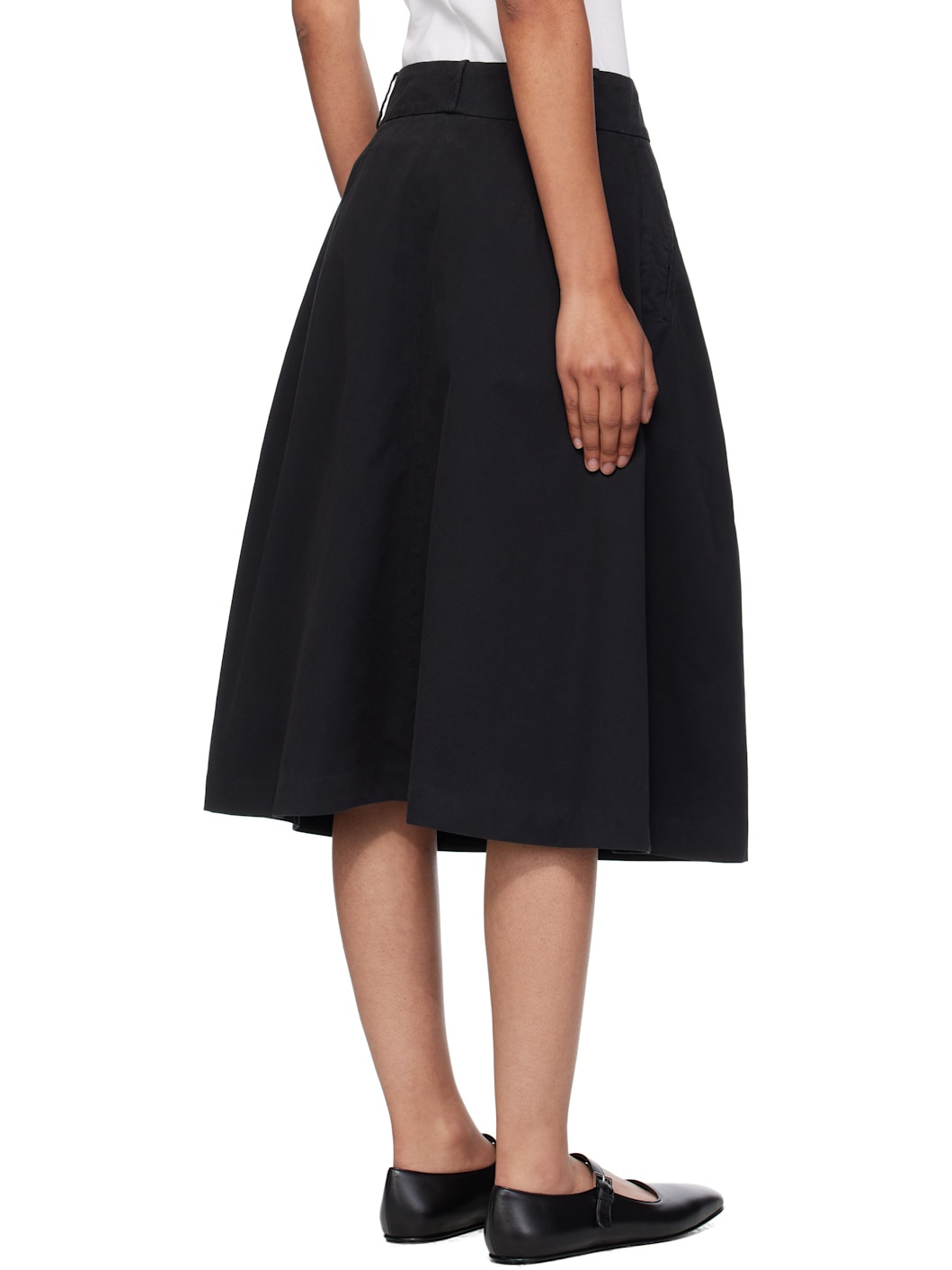 Black Deborah Midi Skirt - 3