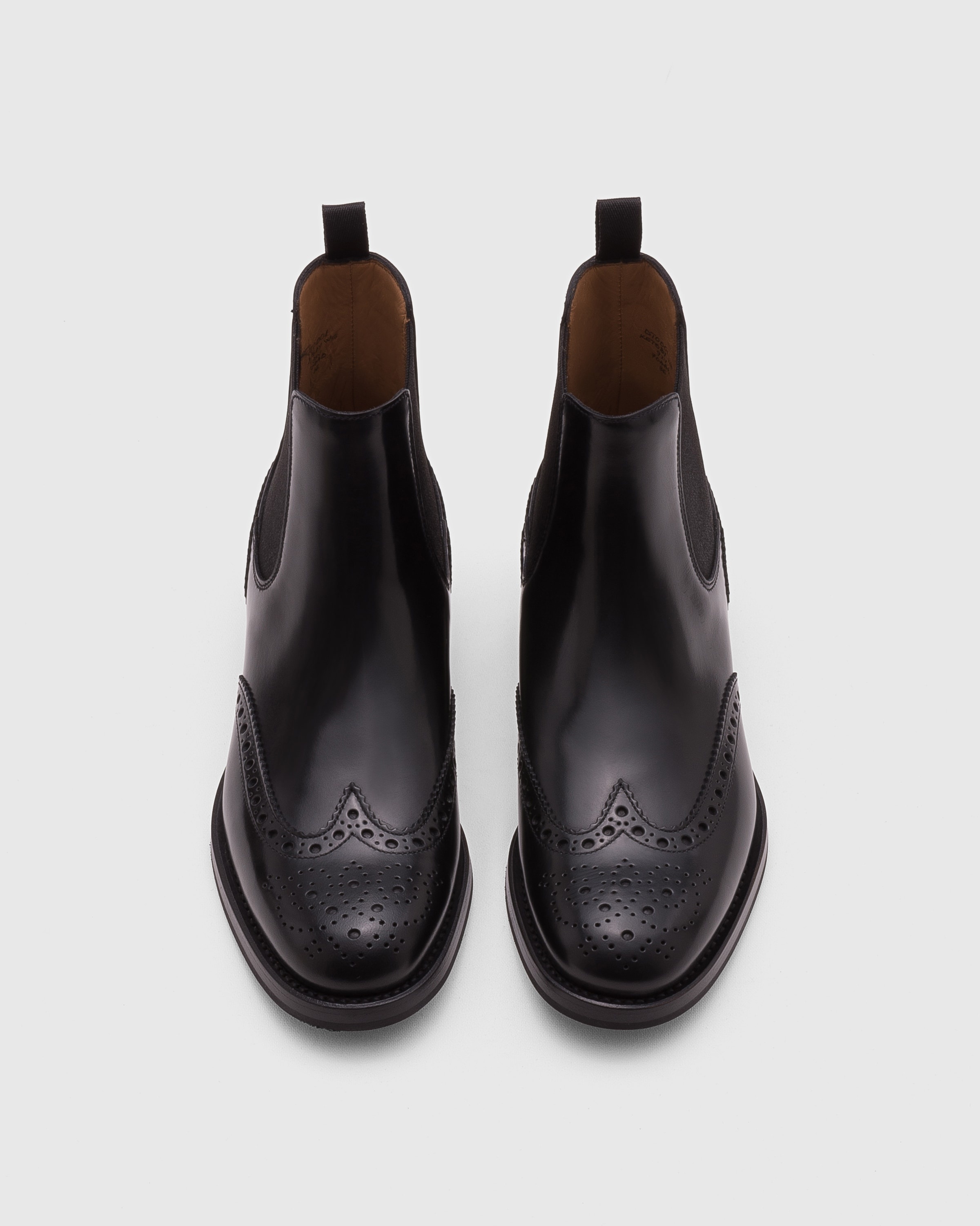 Polished Binder Brogue Chelsea Boot - 5