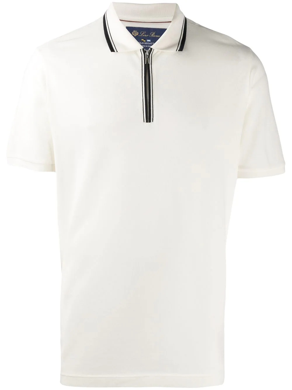 zipped polo top - 1