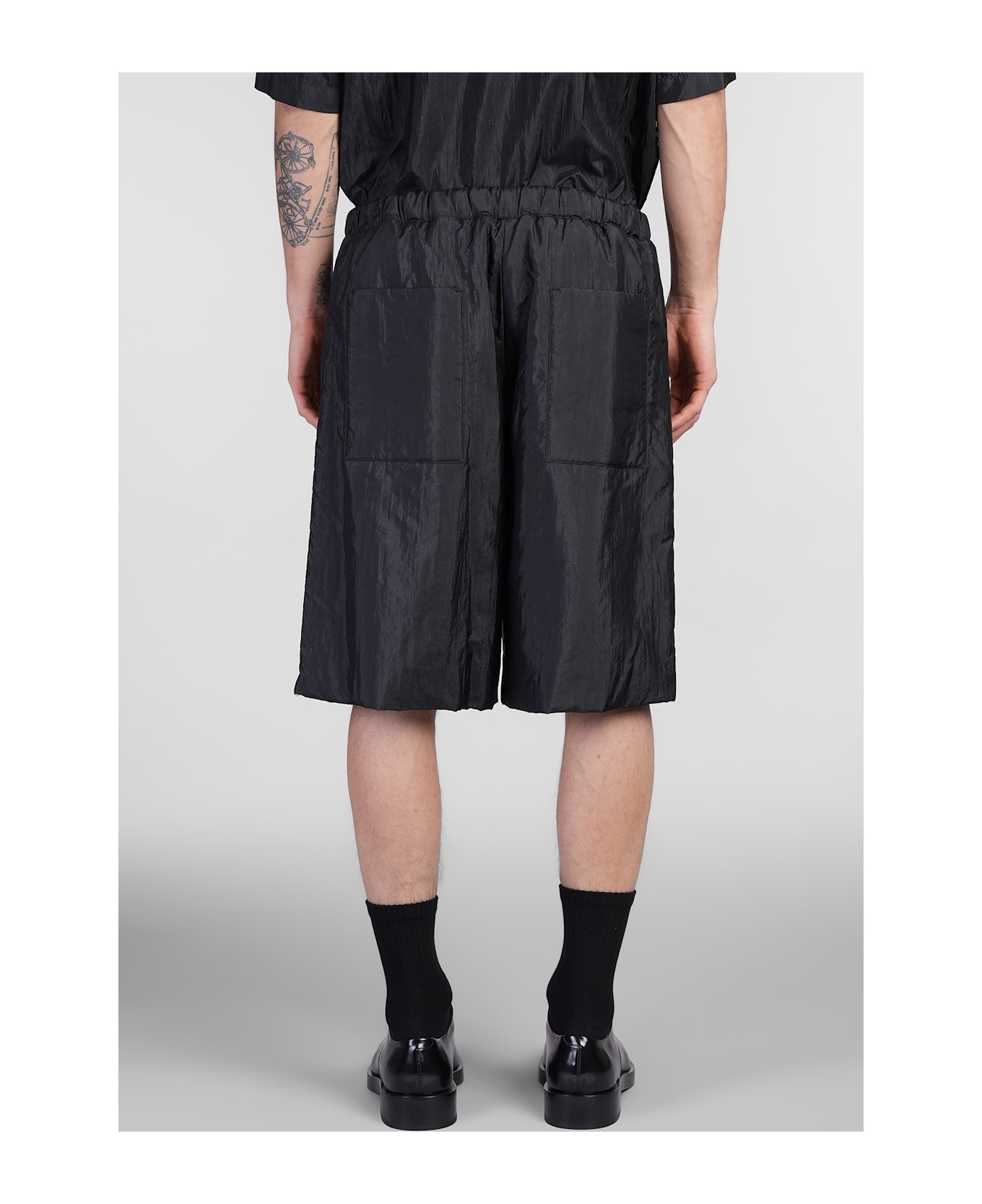 Trousers 45 Short Shorts In Black Polyamide - 3