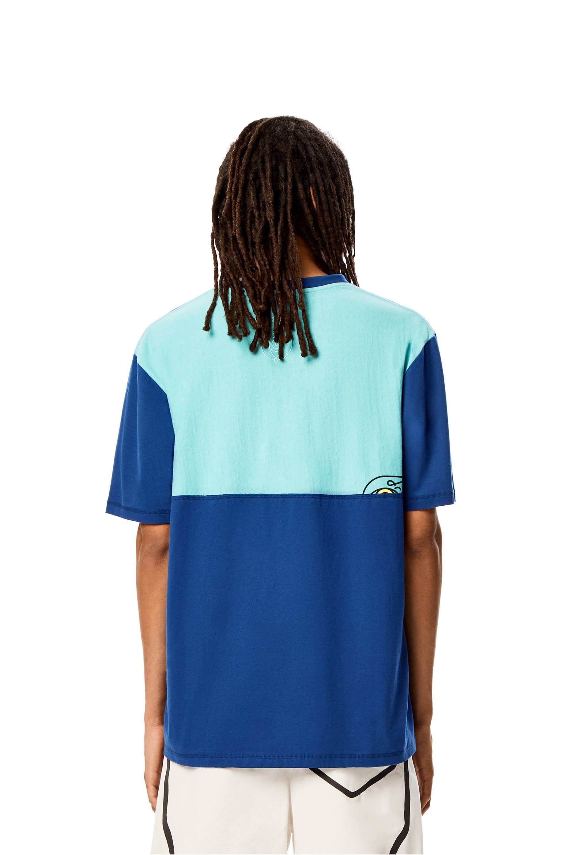 Upcycled logo T-shirt in cotton - 4