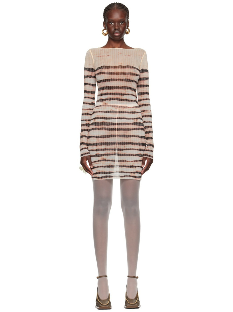 Beige KNWLS Edition Minidress 1