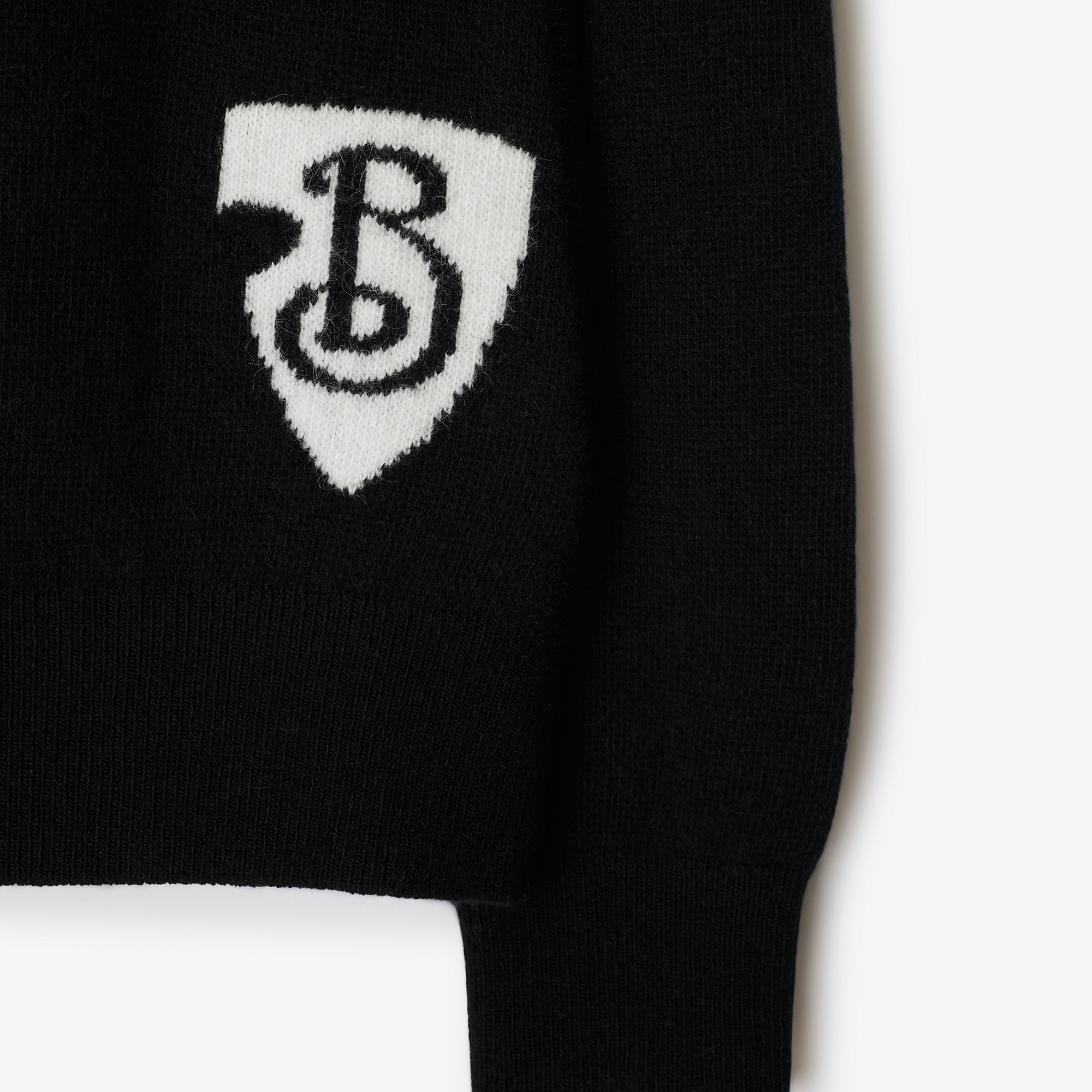 B Shield Wool Blend Bomber Jacket - 5