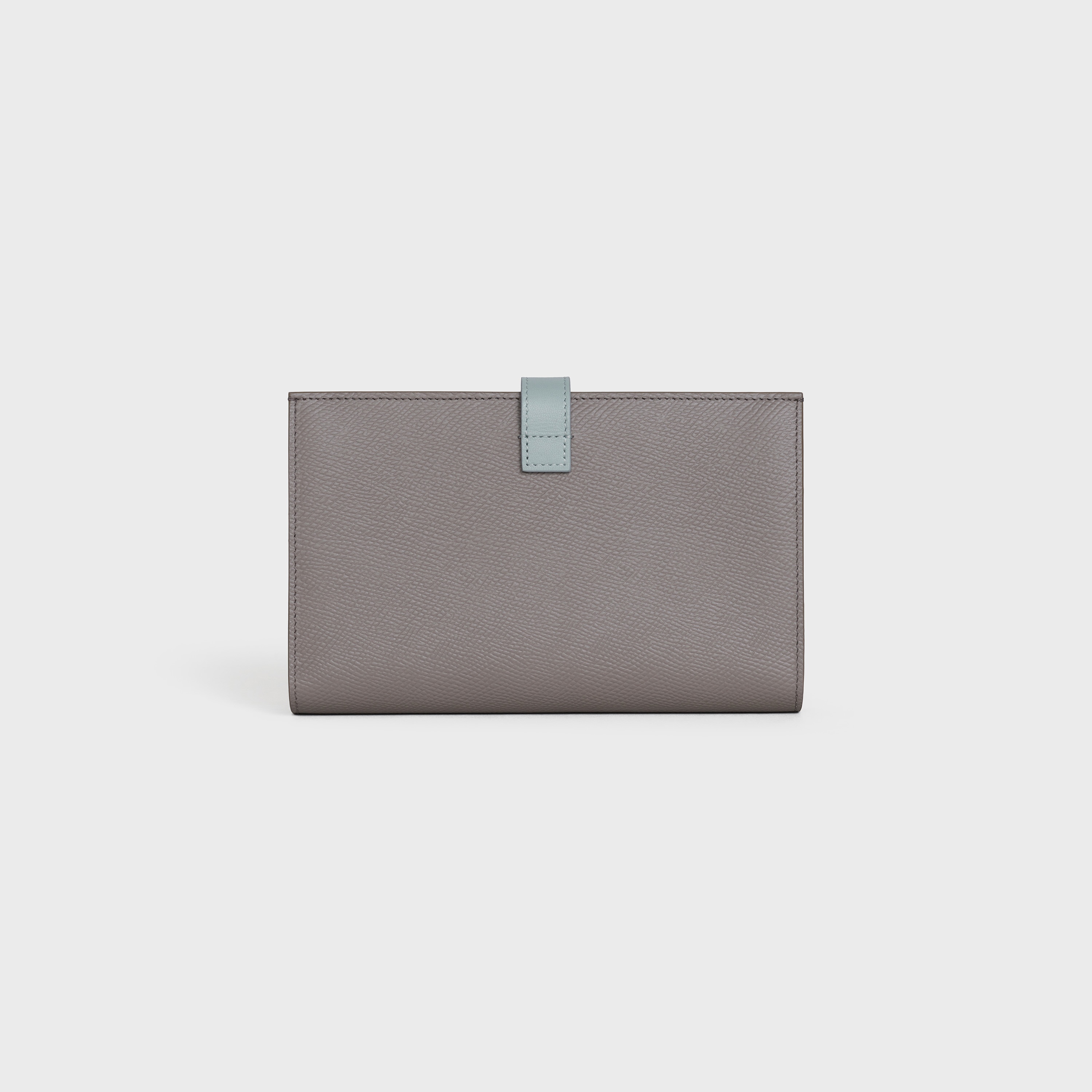 Large strap wallet in Bicolour Grained Calfskin - 3