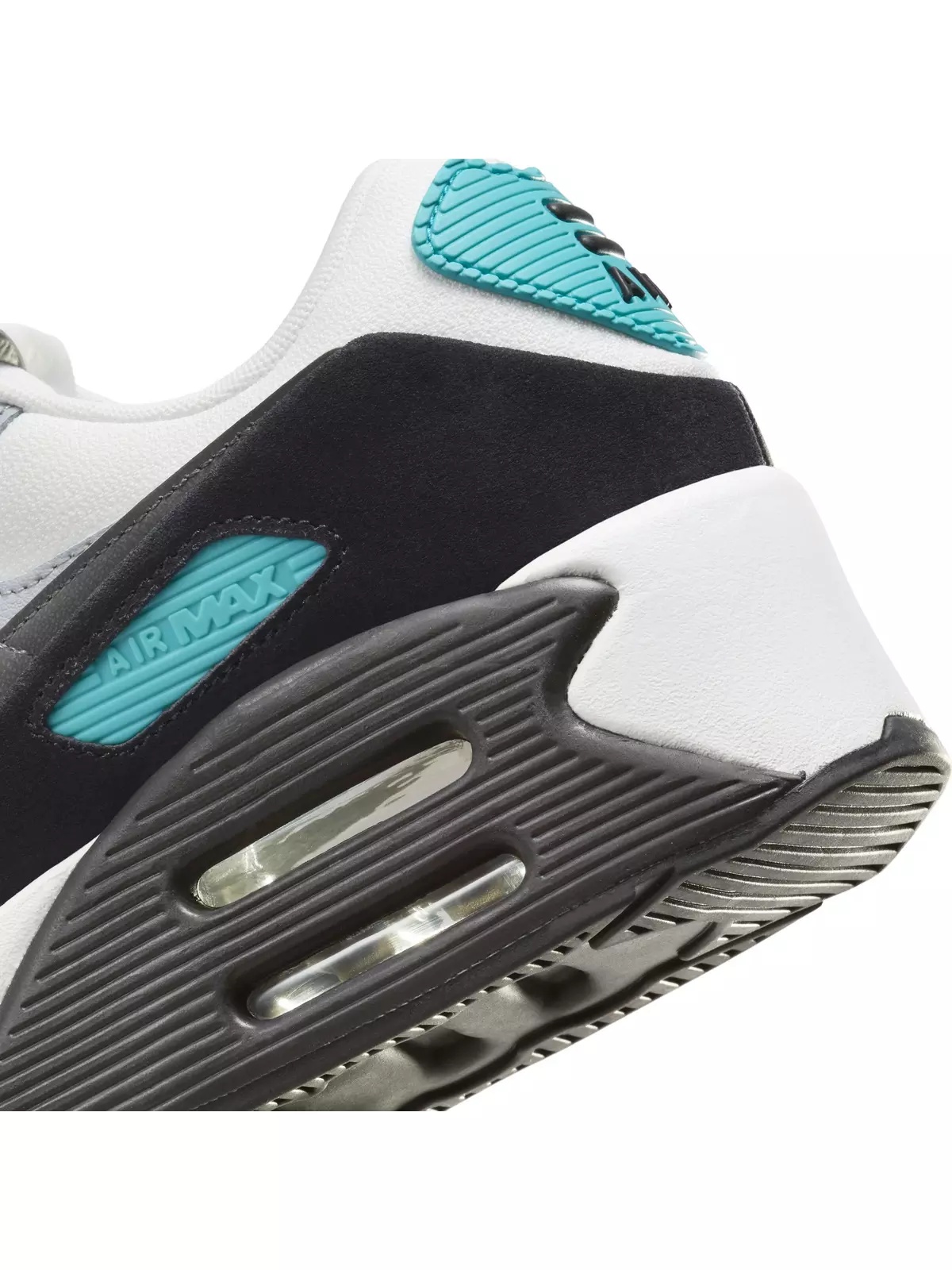 Air Max 90 LV8 "Summit White/Wolf Grey/Black/Smoke Grey" Women's Shoe - 8