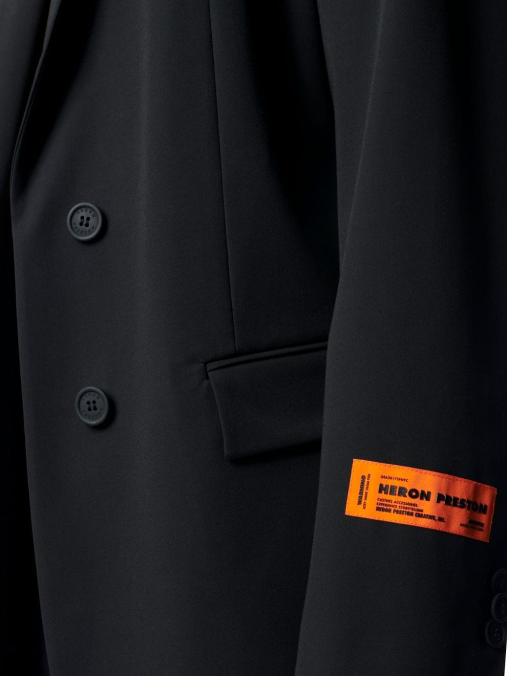 Back Cutout Gabardine Blazer - 5