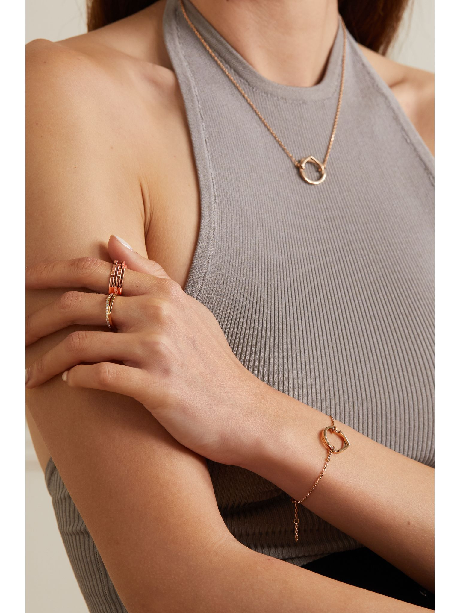 Antifer 18-karat rose gold ring Gold - 4