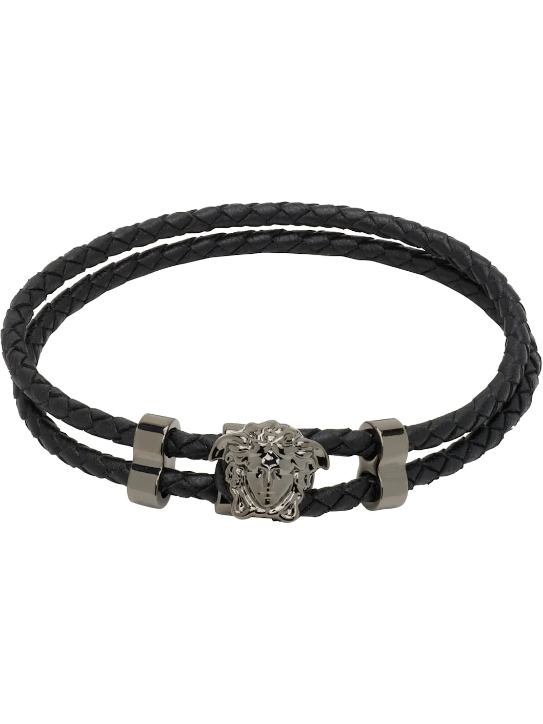 'La Medusa' Leather Bracelet - 1
