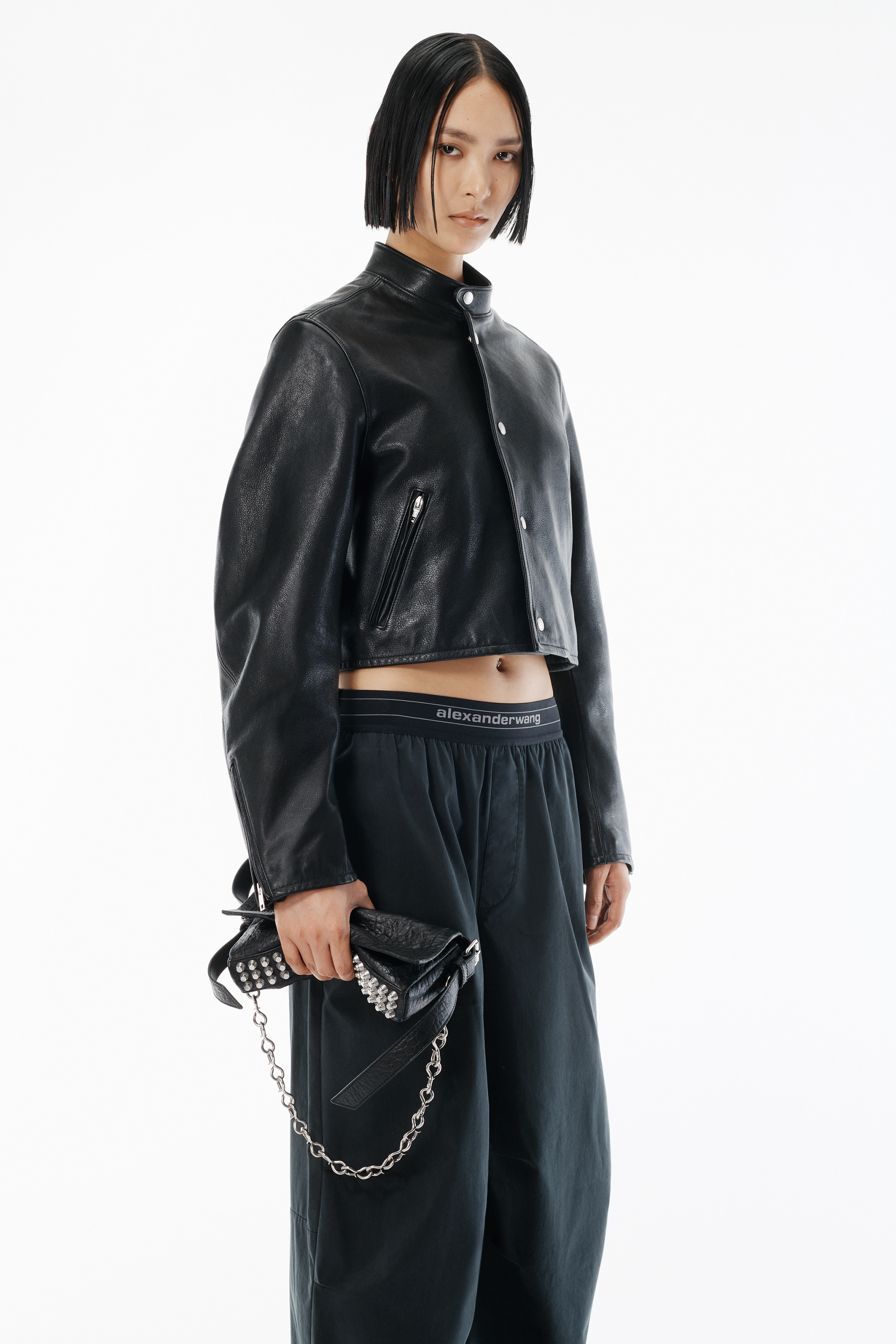 Black Chino Articulated Pant - 3