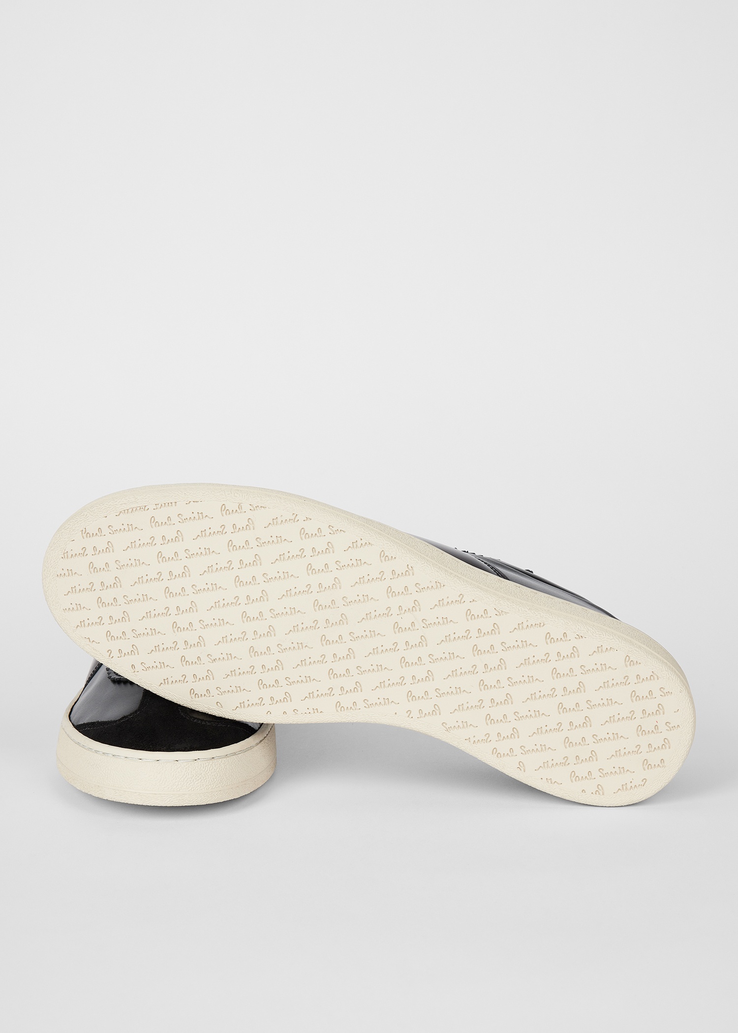 Black Leather 'Foley' Trainers - 4