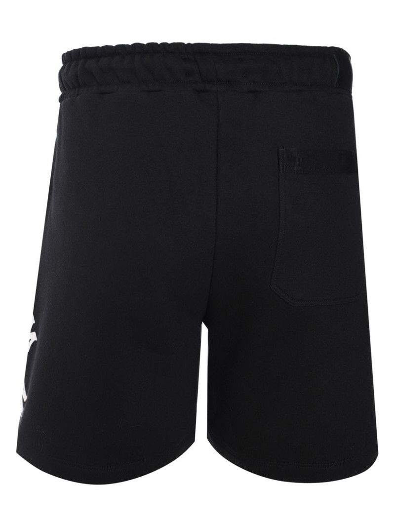 AMIRI logo-print track shorts outlook