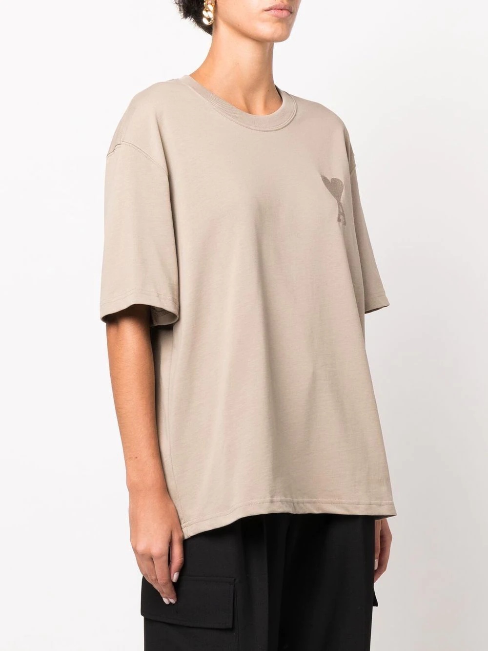 Ami de Coeur motif oversized T-shirt - 3