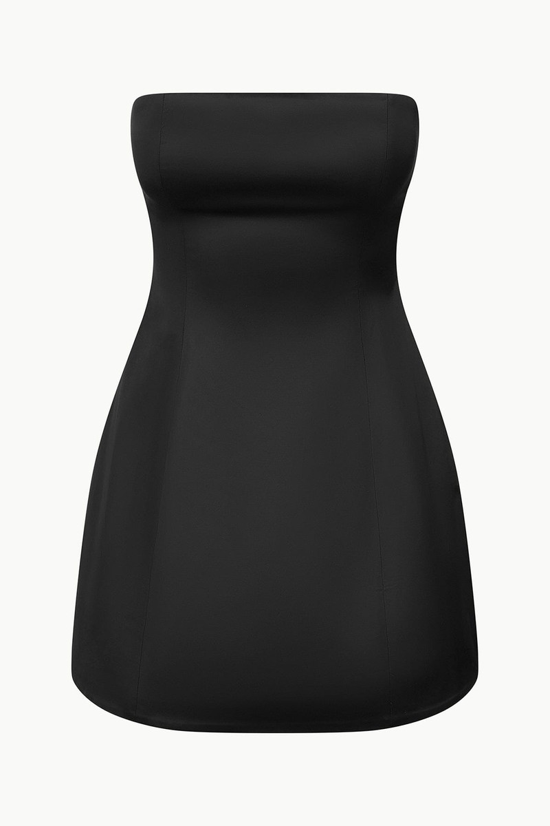 STAUD SILVIA DRESS BLACK - 1