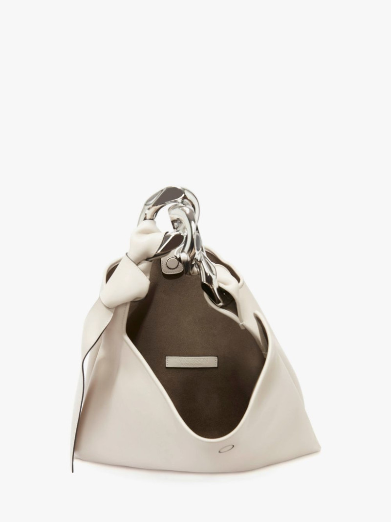 SMALL CHAIN HOBO - LEATHER SHOULDER BAG 3