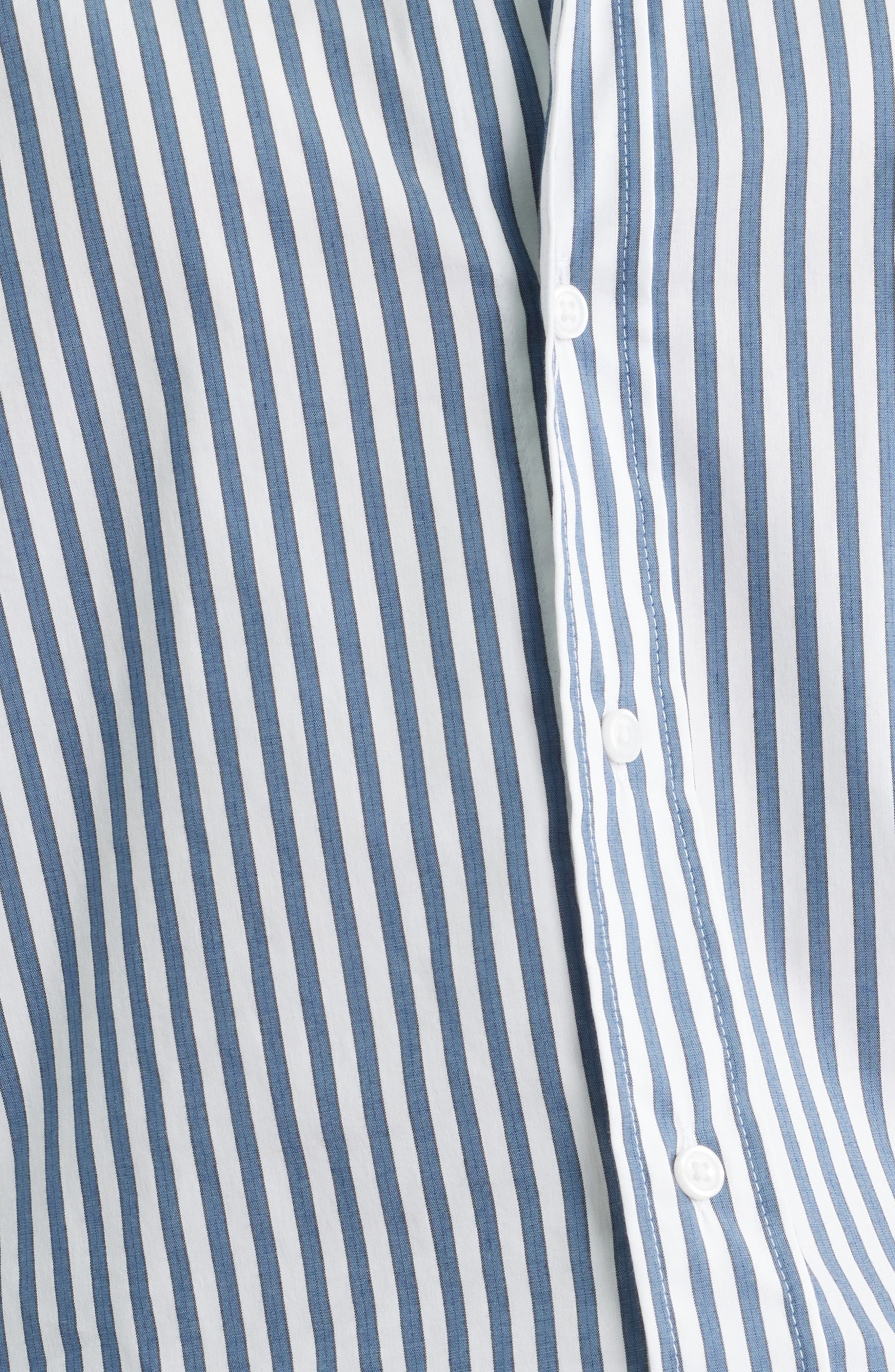 BOSS Saturday Stripe Woven Shirt in Tanzanite Stripe at Nordstrom - 6