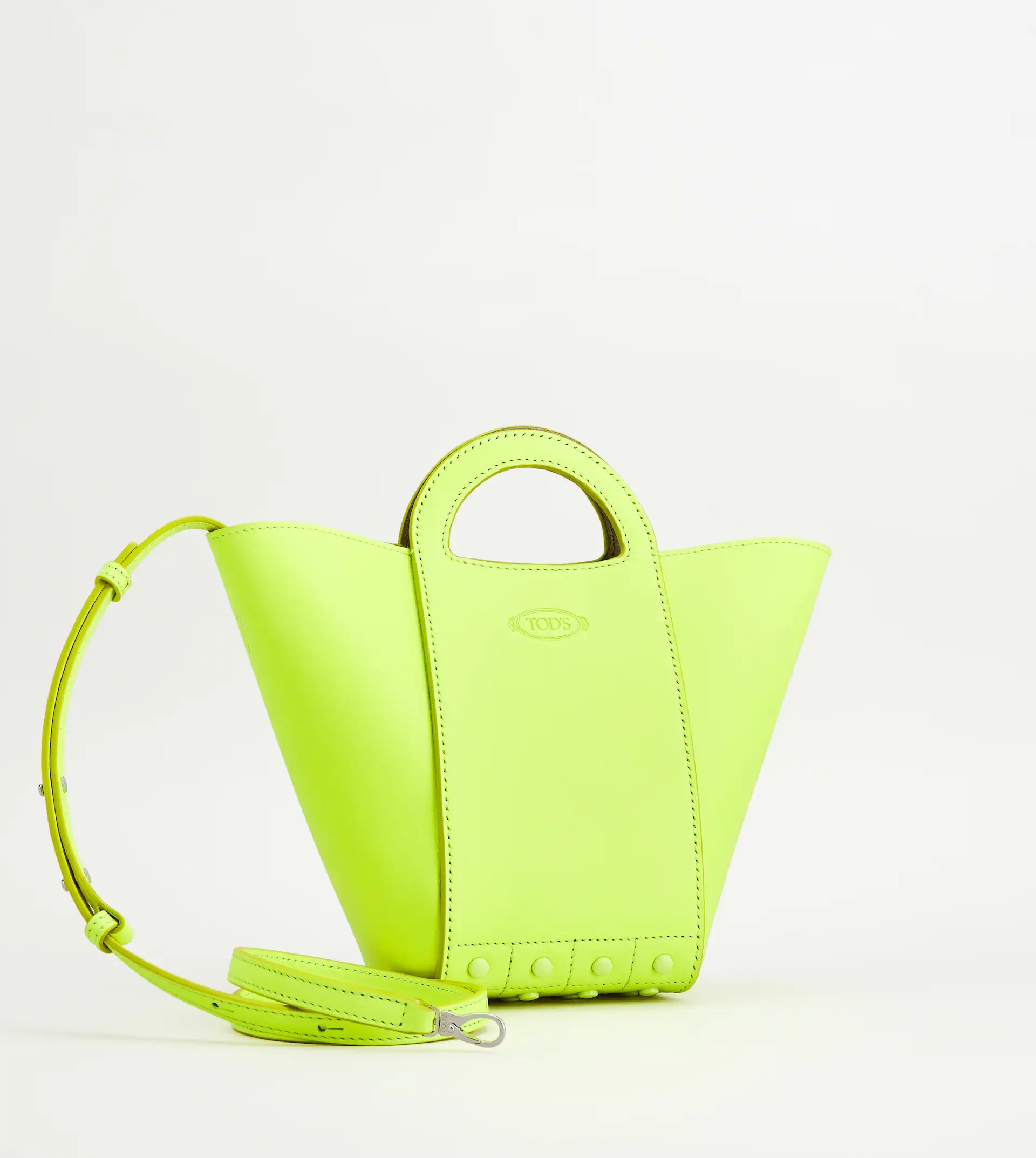 TOD'S GOMMINI SHOPPING BAG MINI - GREEN - 3