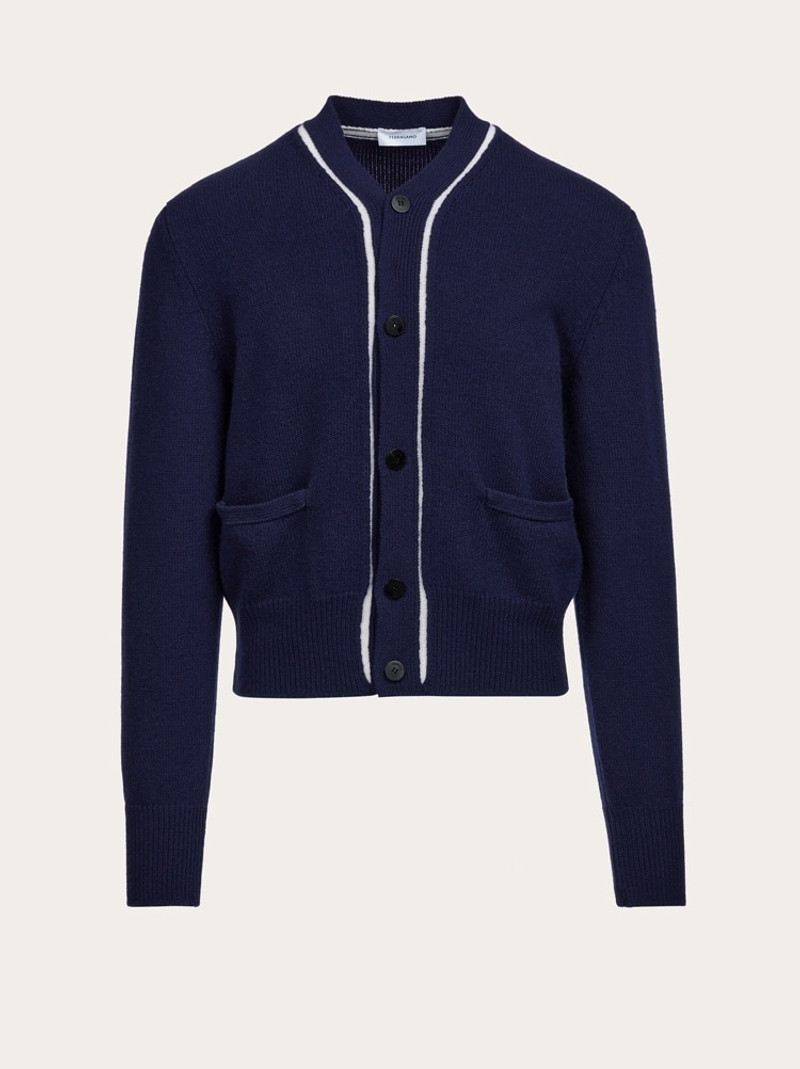 CARDIGAN WITH RIB DETAIL 1